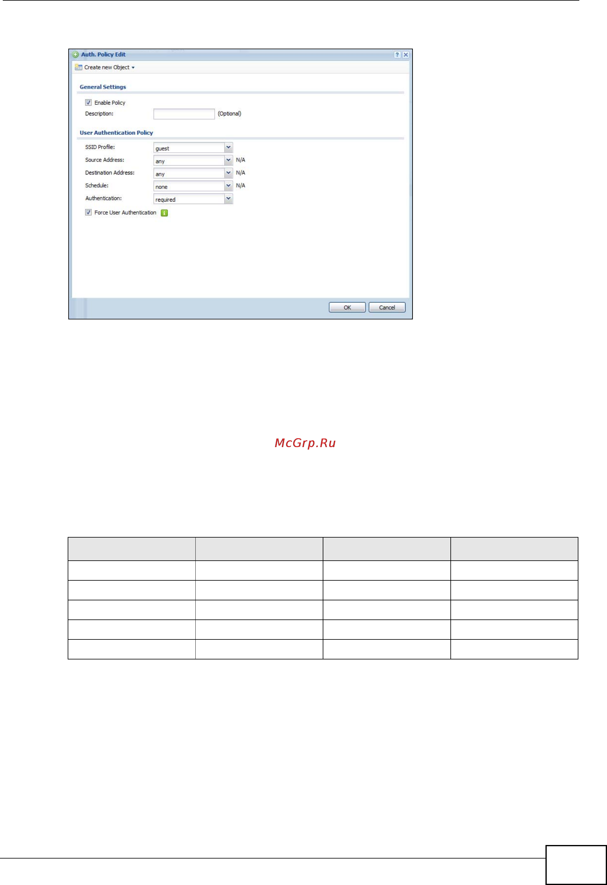 Zyxel NXC5200 [85/720] Table 21 tutorial firewall rules