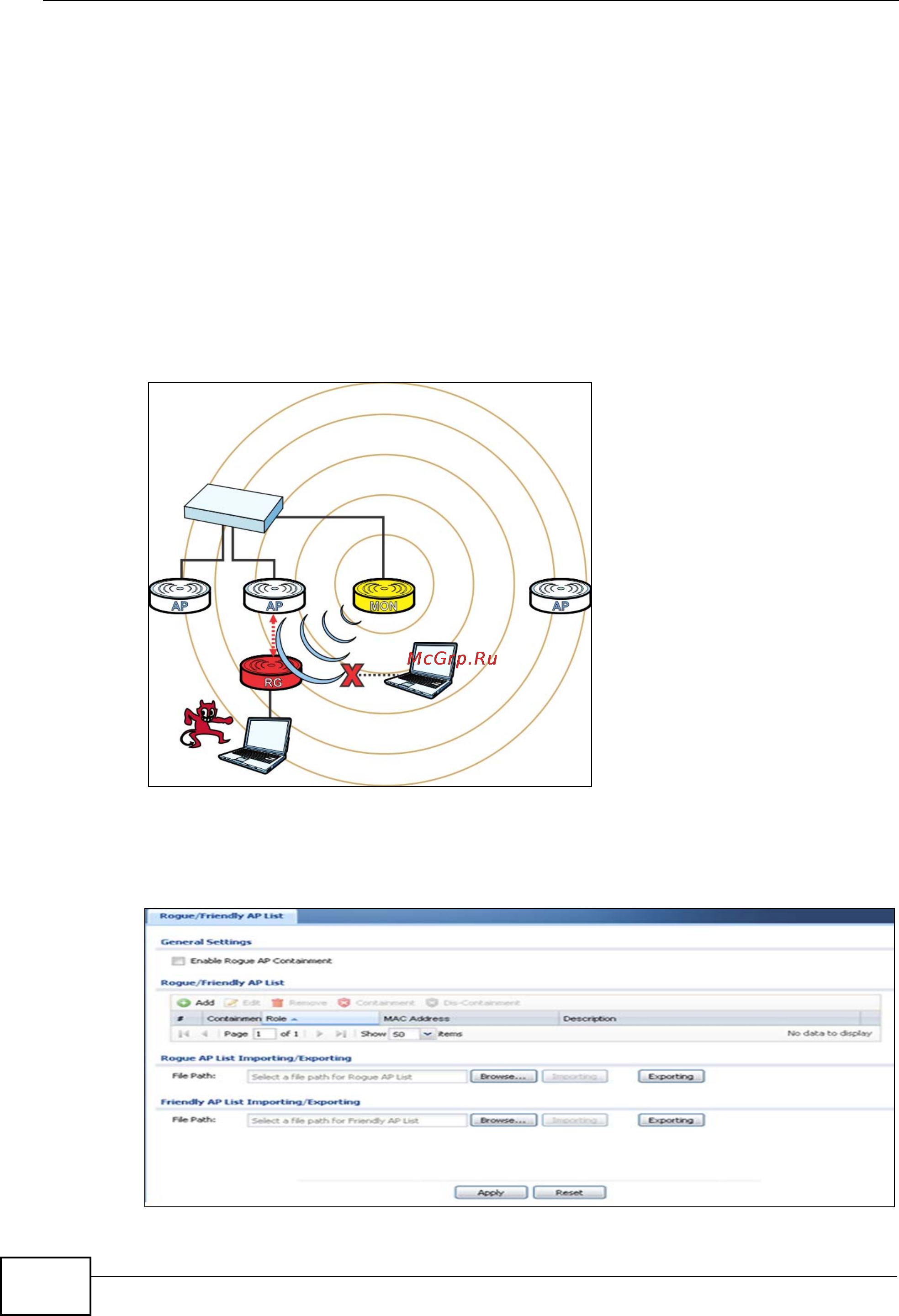 Zyxel NXC5200 [96/720] Figure 24 containing a rogue ap