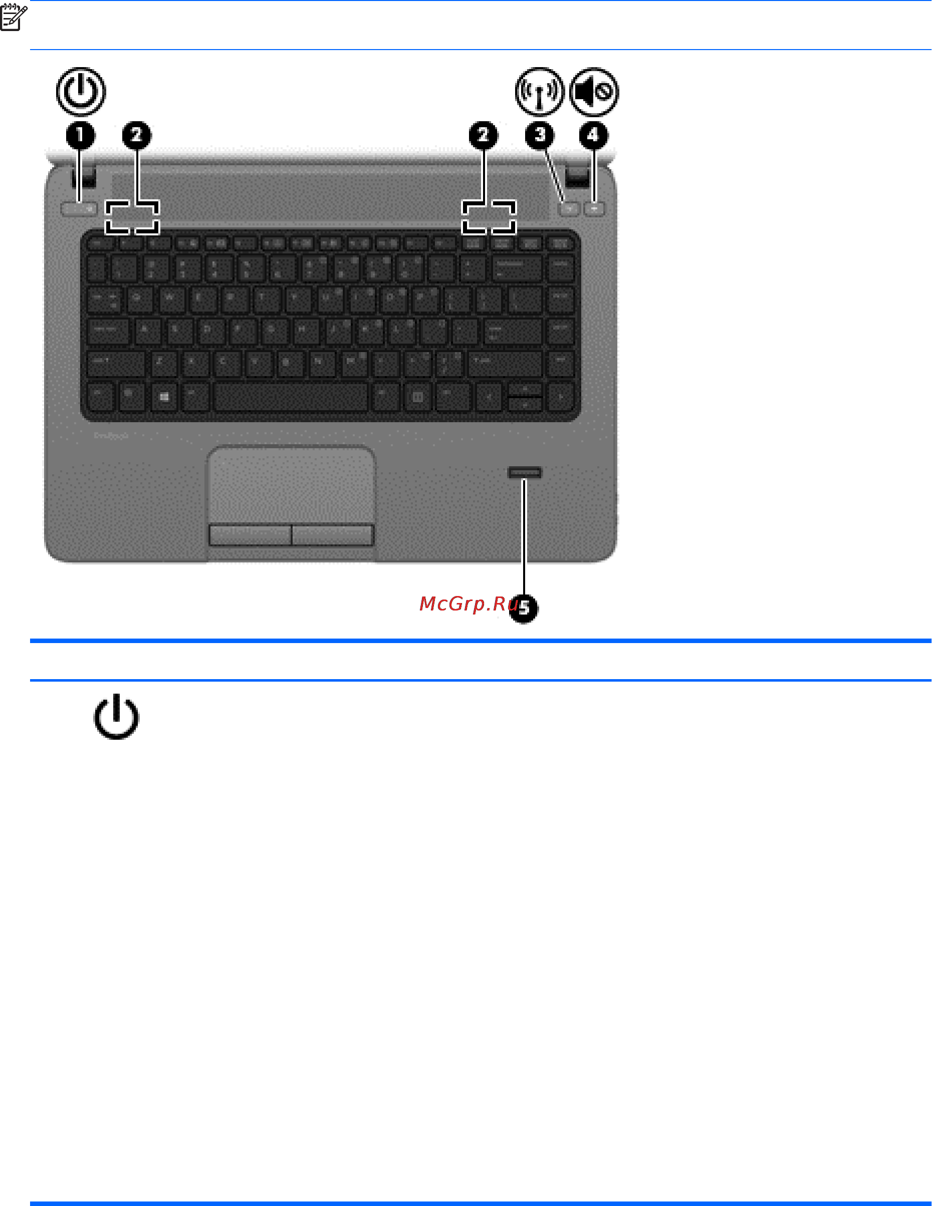 HP probook 450, h6r43ea [18/135] Кнопки и считыватель отпечатков пальцев только на некоторых моделях