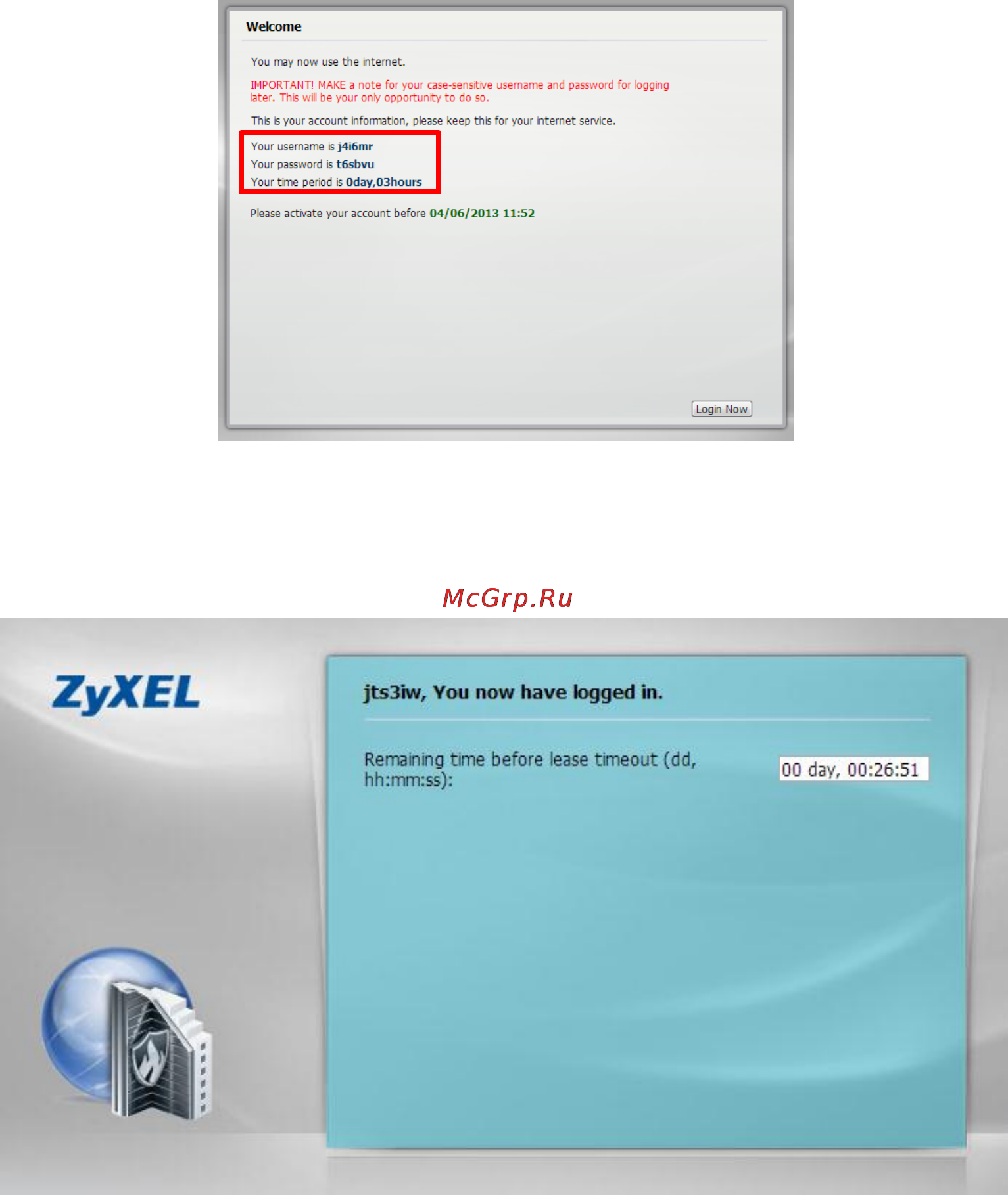 Zyxel UAG4100 Рекомендации по настройке онлайн [12/60] 154193