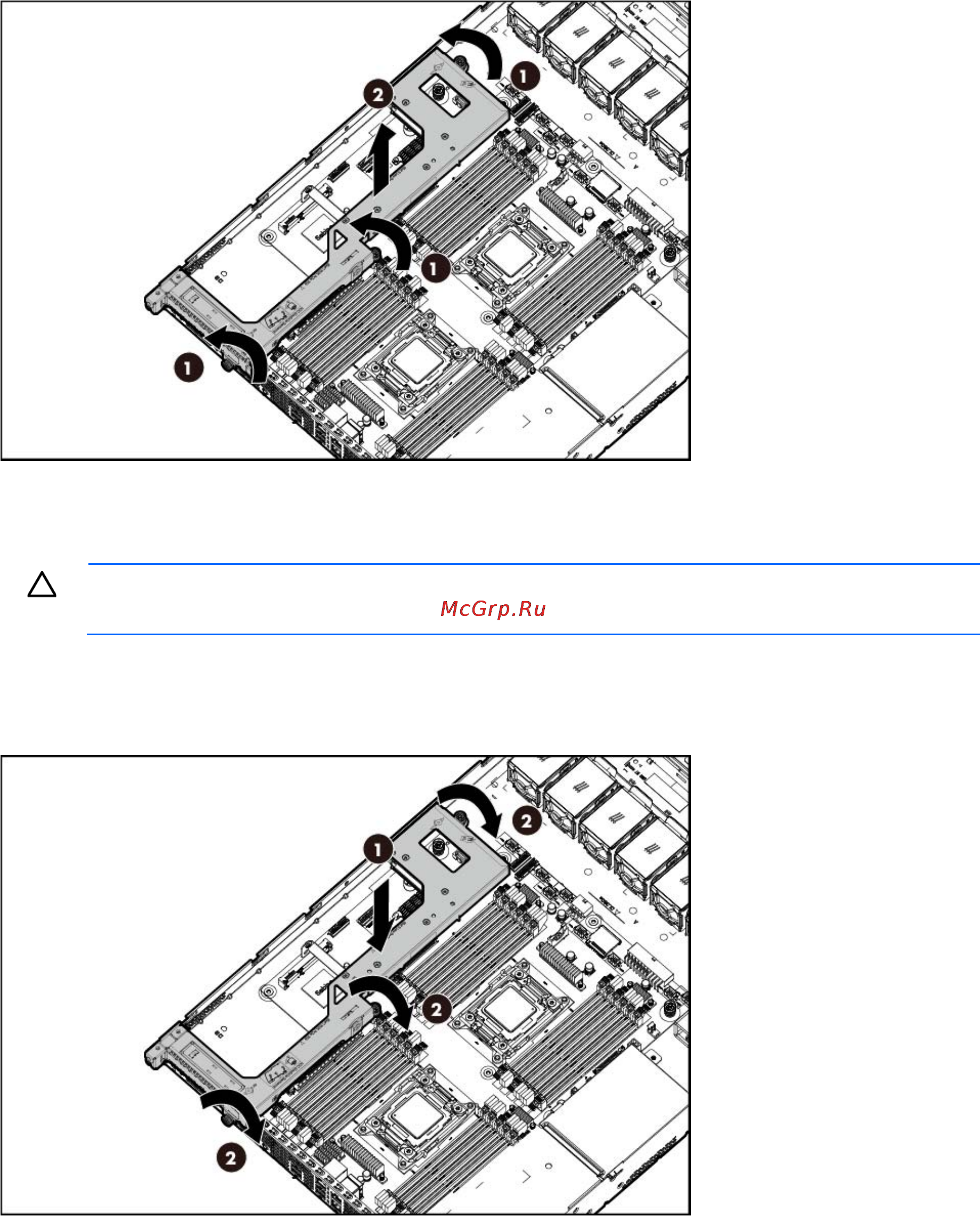 HP dl160gen8 [22/109] Install the pci riser cage