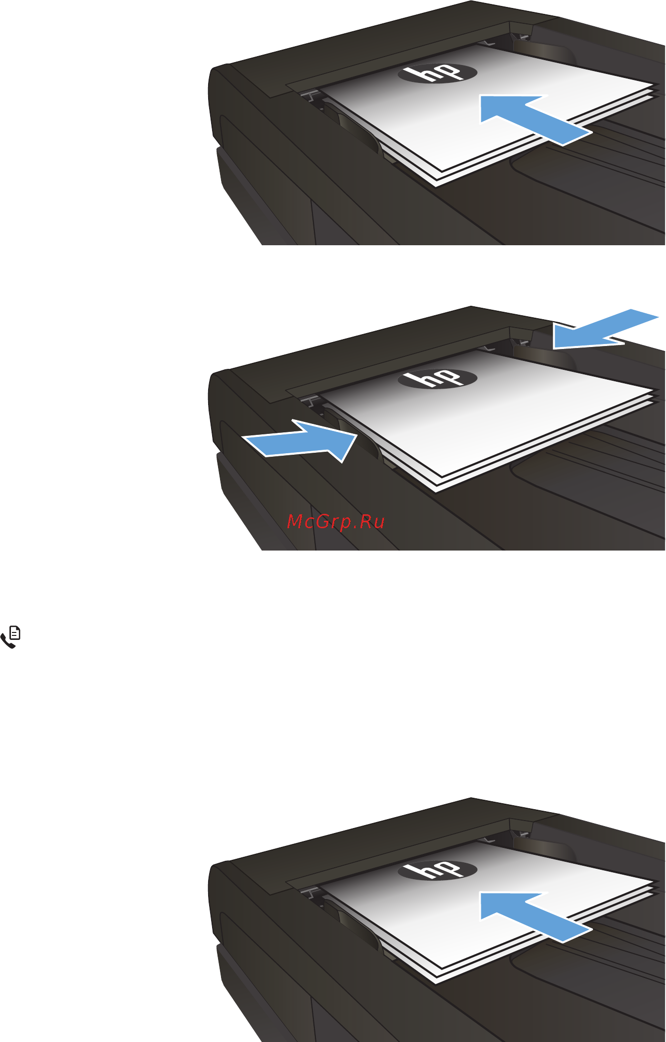 HP CF283X [81/146] Отправка факсов с устройства подачи документов