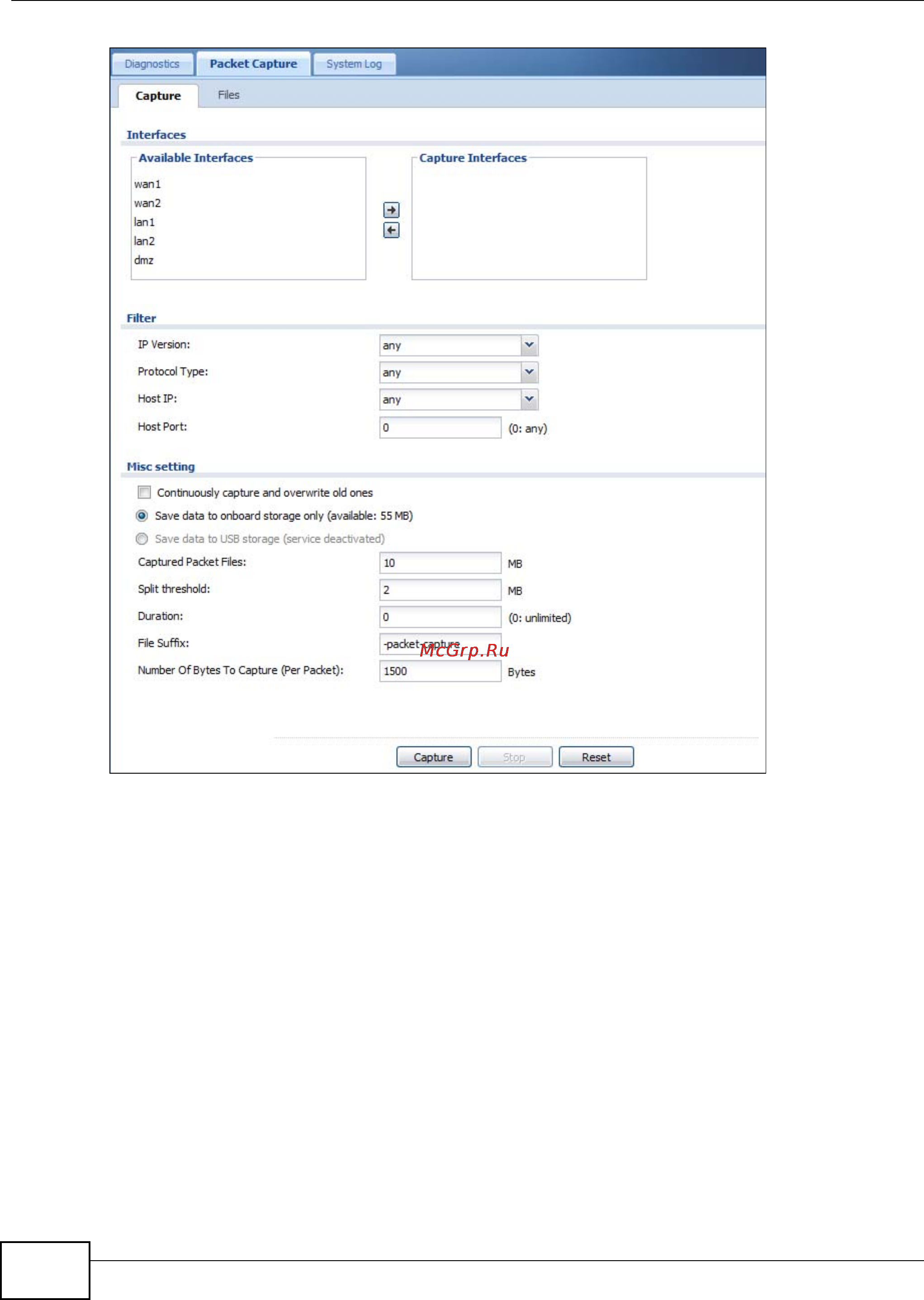 Zyxel ZyWALL USG 2000 Инструкция по эксплуатации онлайн [140/150] 154415