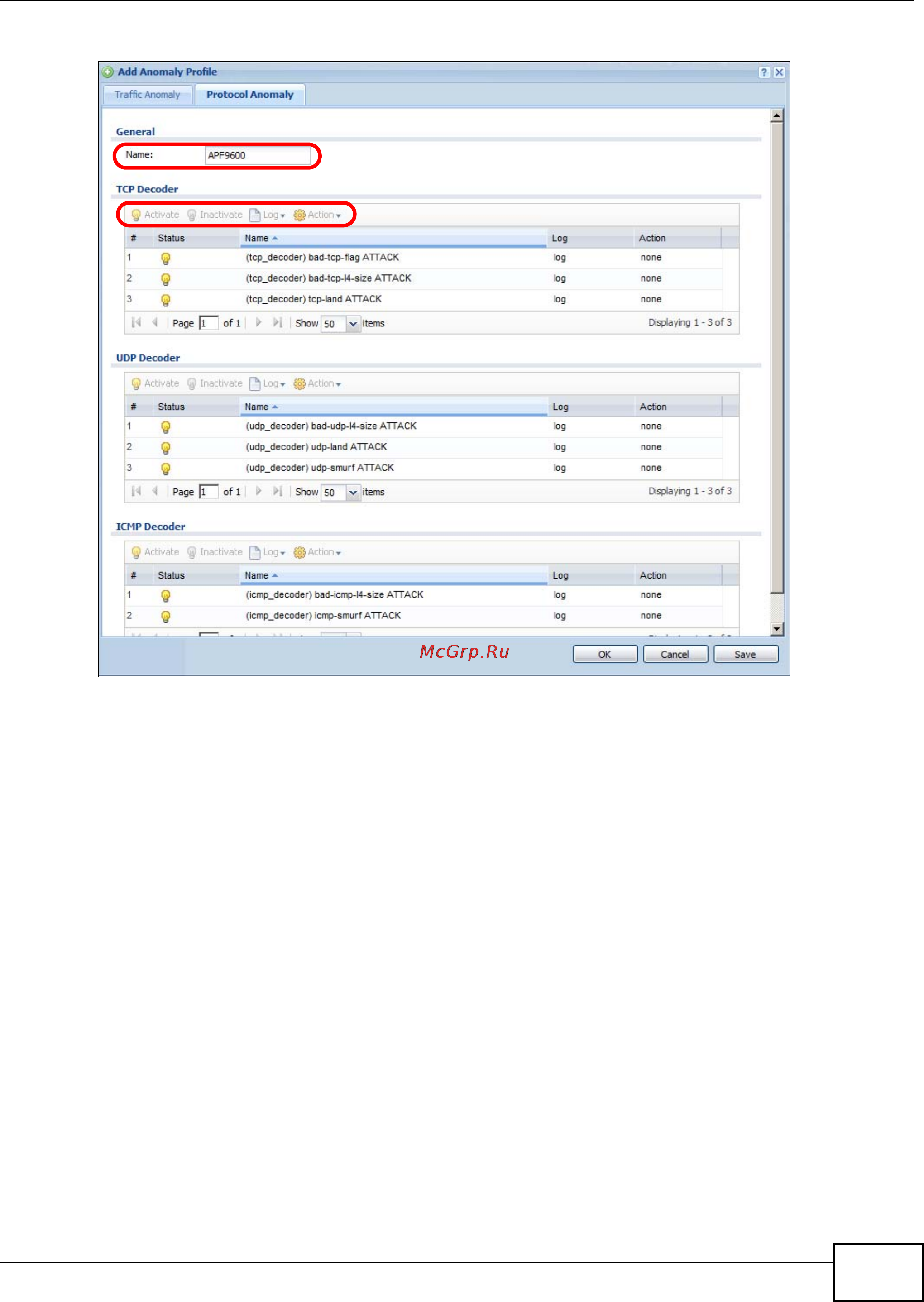 Zyxel ZyWALL USG 50 [61/150] Content filter profile configuration