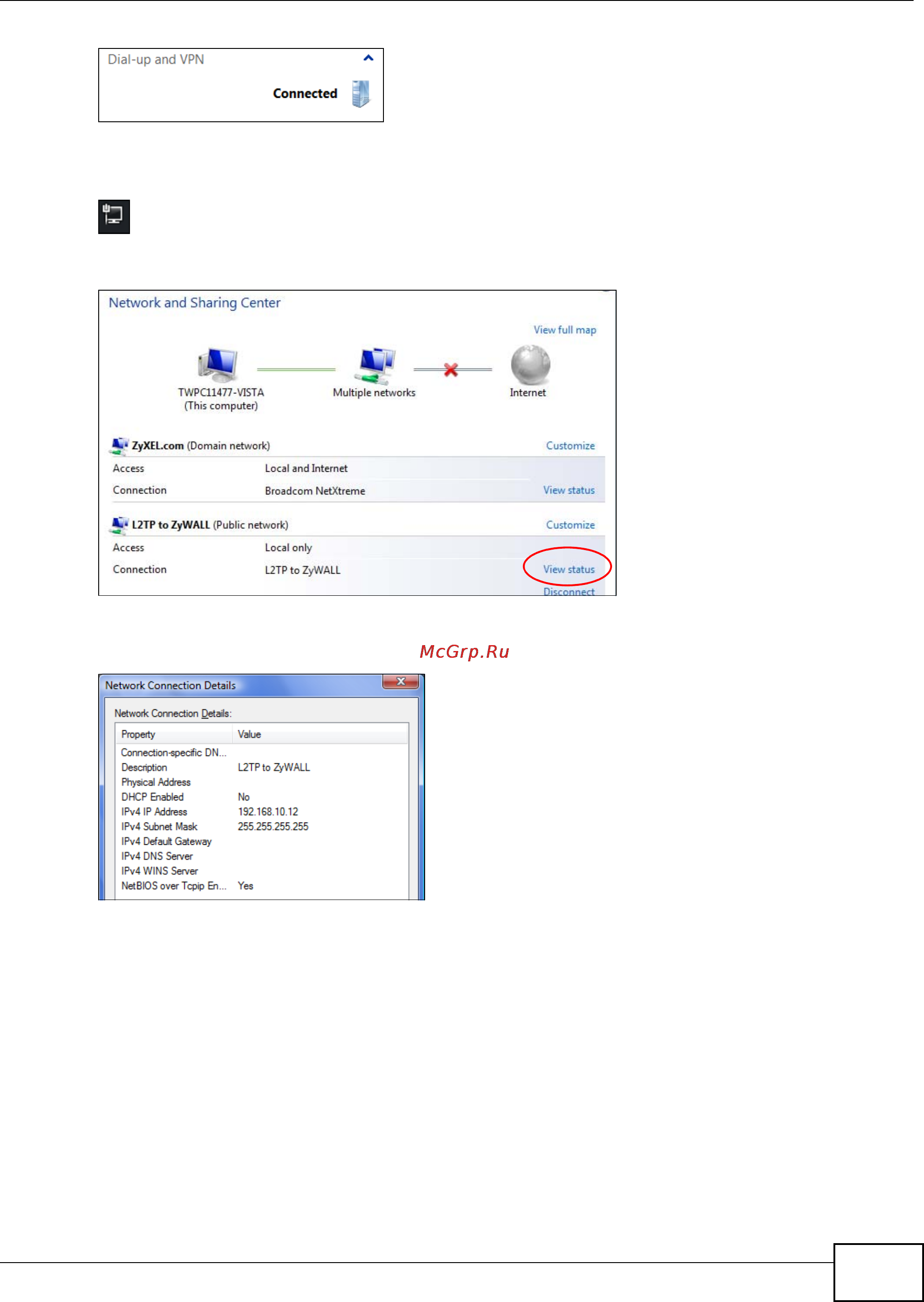 Zyxel ZyWALL USG 50 [87/150] Configuring l2tp in windows xp