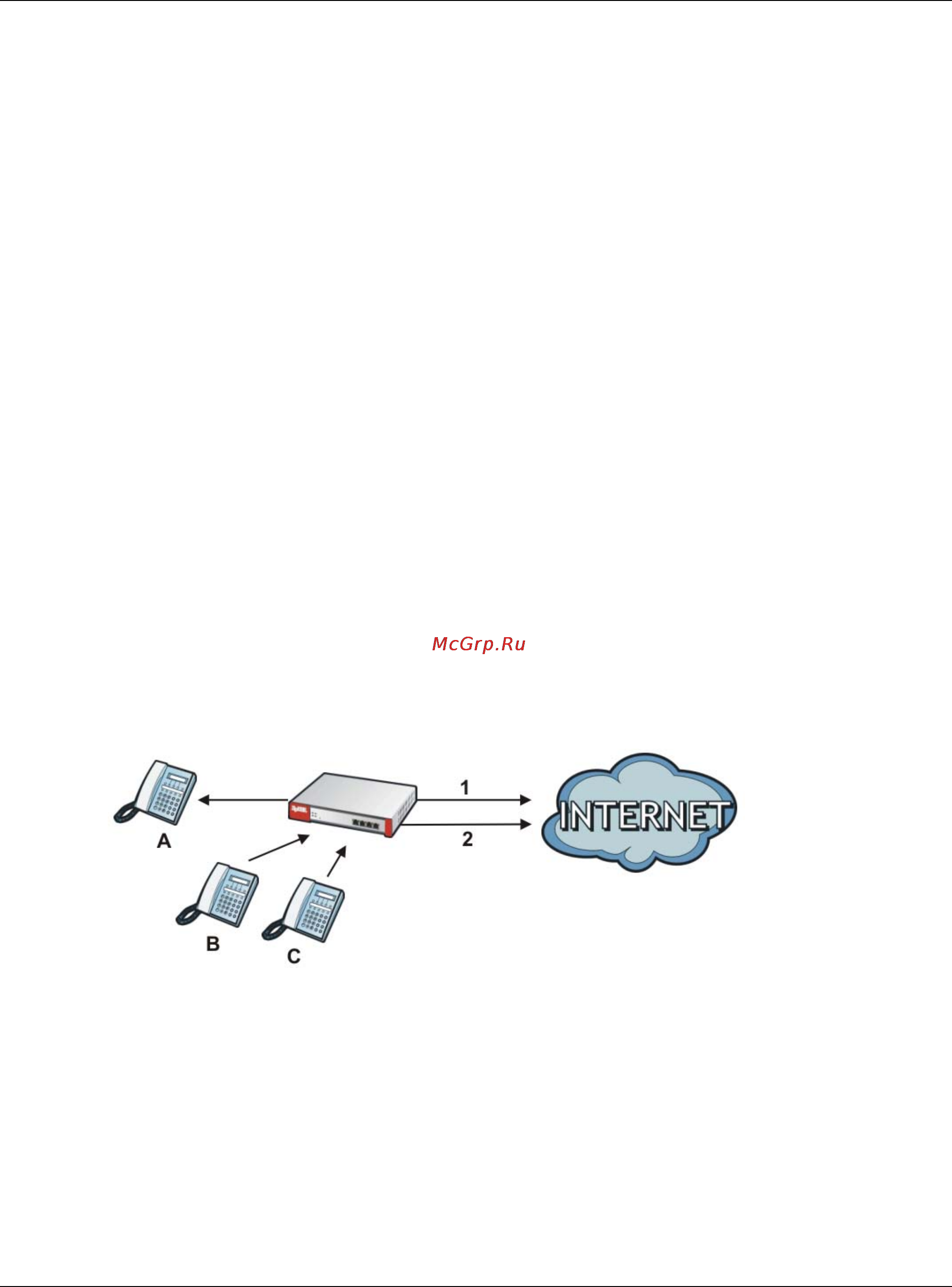 Zyxel USG 40 [309/829] Peer to peer calls and the zywall usg