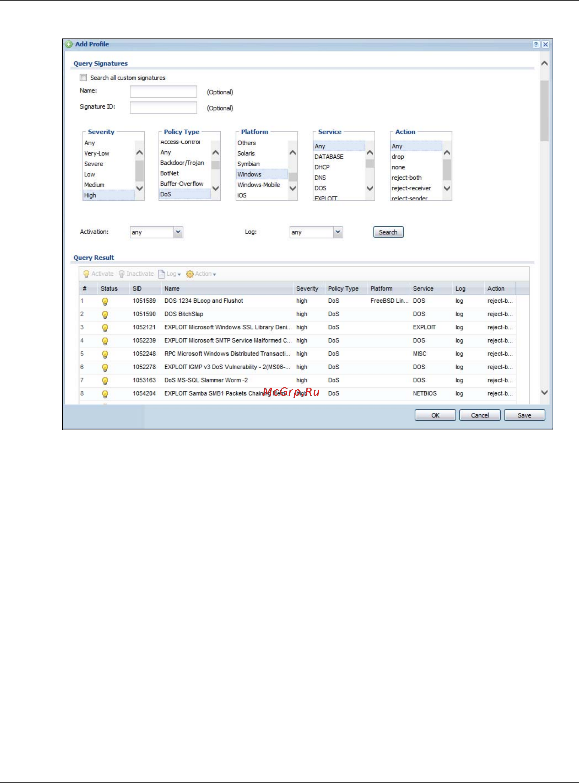 Zyxel ZyWALL 1100 [505/829] Ip packet header