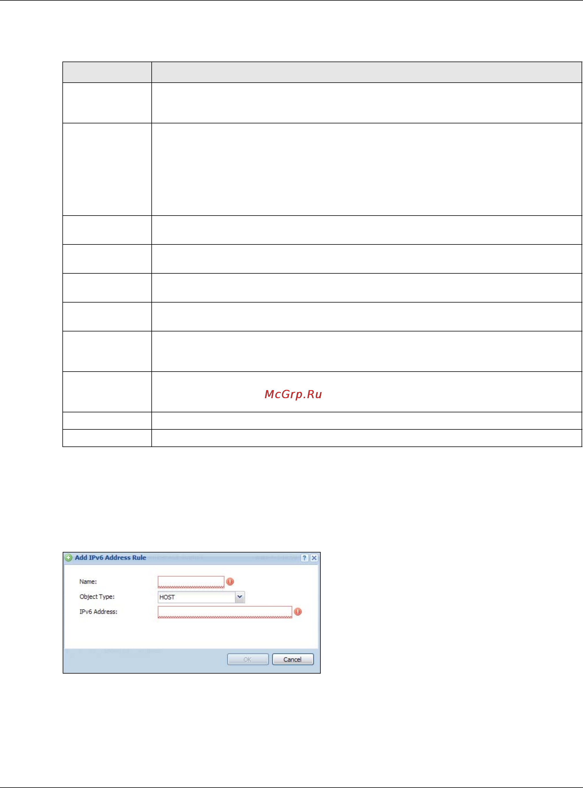 Zyxel USG 60W [615/829] Ipv6 address add edit screen