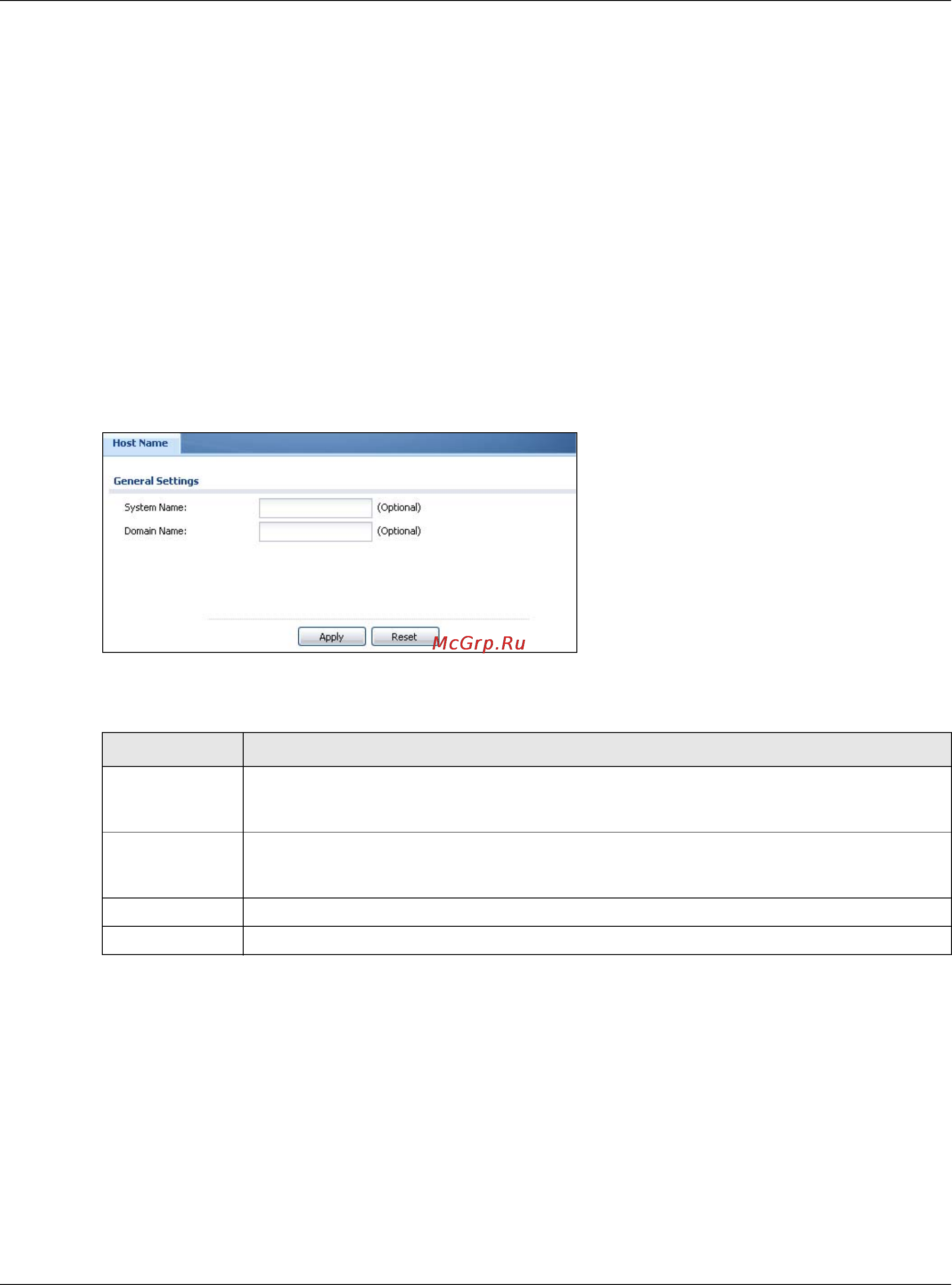 Zyxel USG 60 [668/829] Host name