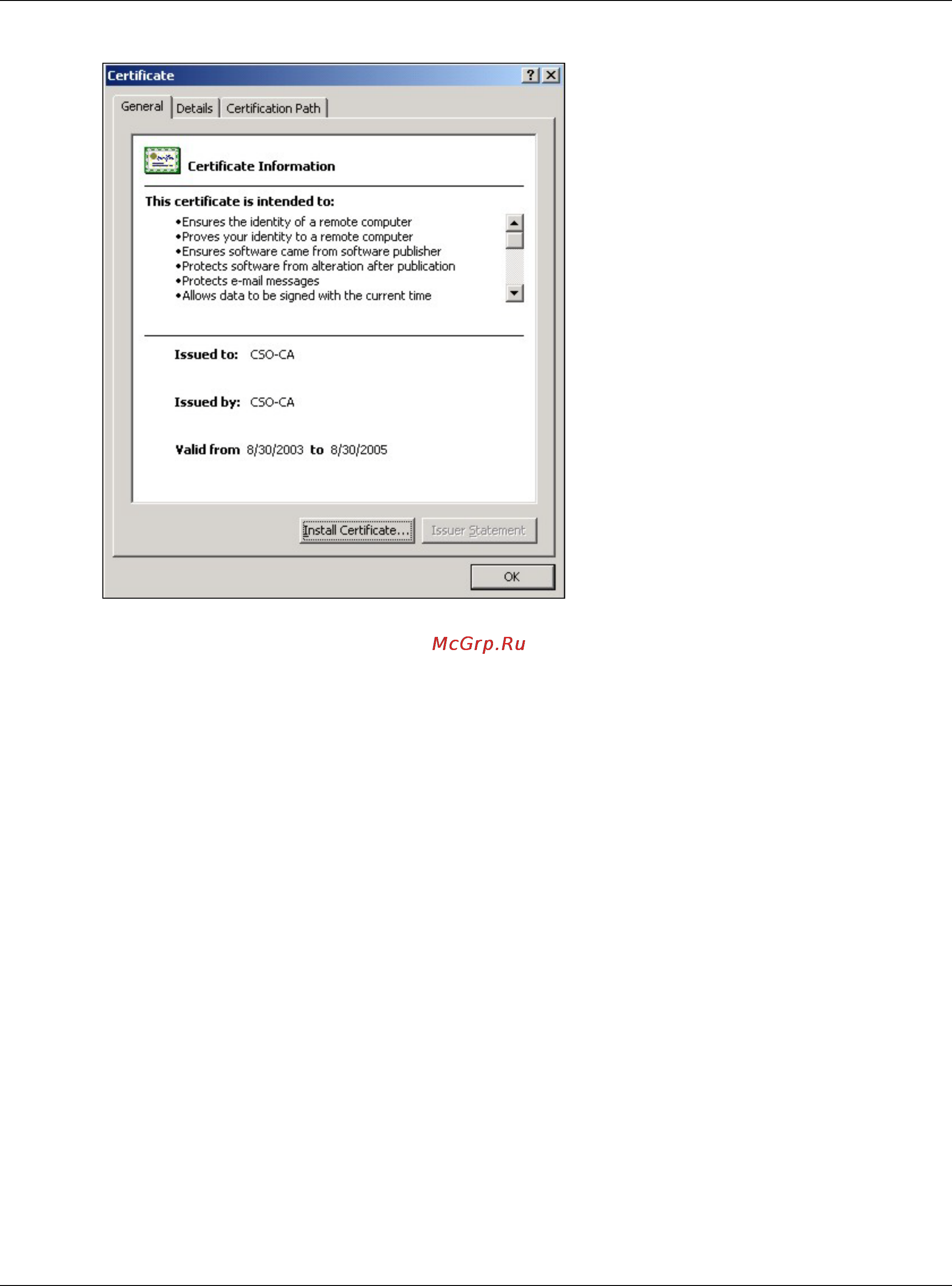 Zyxel USG 60 [696/829] Installing your personal certificate s