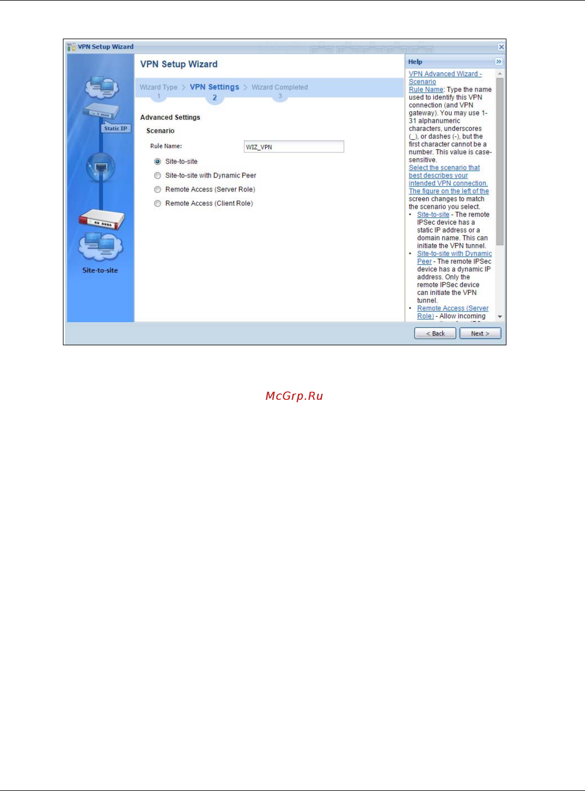Zyxel USG 60 [70/829] Vpn advanced wizard phase 1 settings