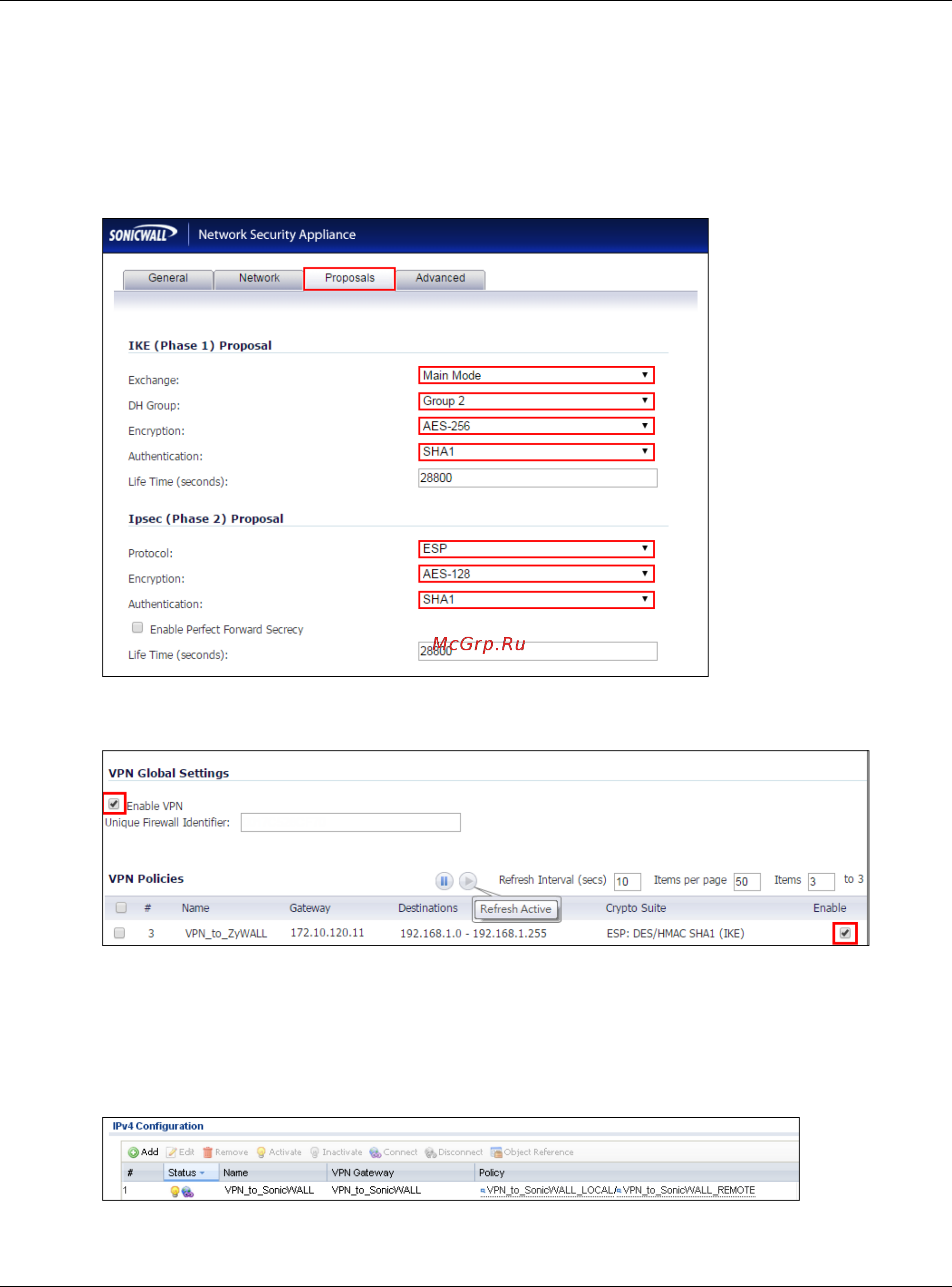 Zyxel ZyWALL 310 [162/327] Test the ipsec vpn tunnel