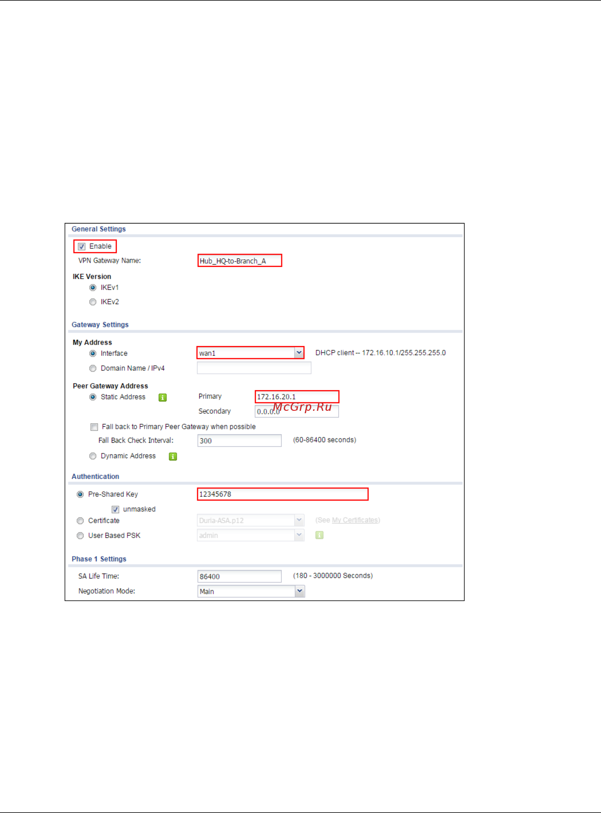Zyxel USG 40 [194/327] Set up the ipsec vpn tunnel of zywall usg without using vpn concentrator