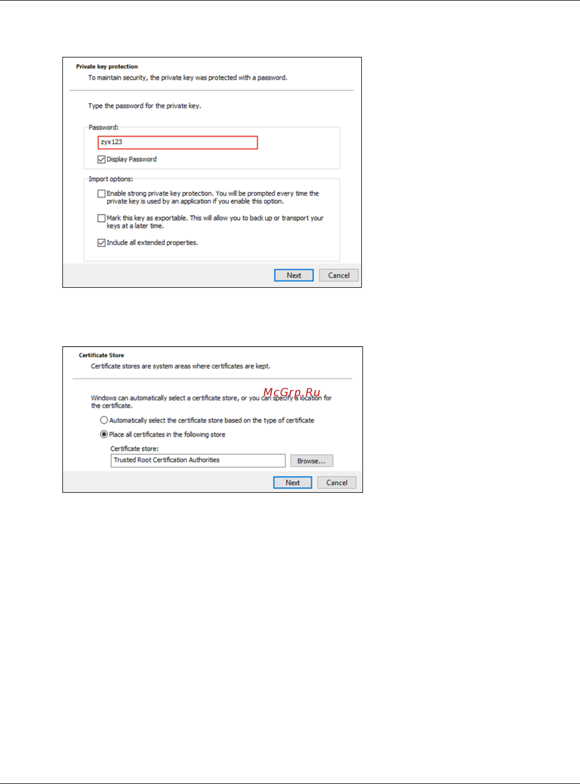 Zyxel USG 60W [251/327] Note each zywall usg device has its own self signed certificate by factory default when you reset to default configuration file the original self signed certificate is erased and a new self signed certificate will be created when the zywall usg boots the next time