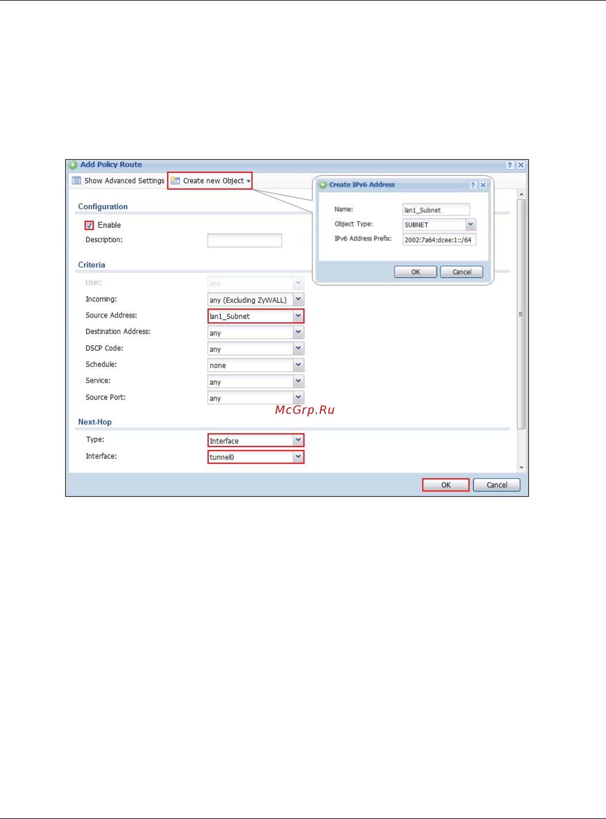 Zyxel USG 60 [298/327] Set up the policy route on the zywall usg