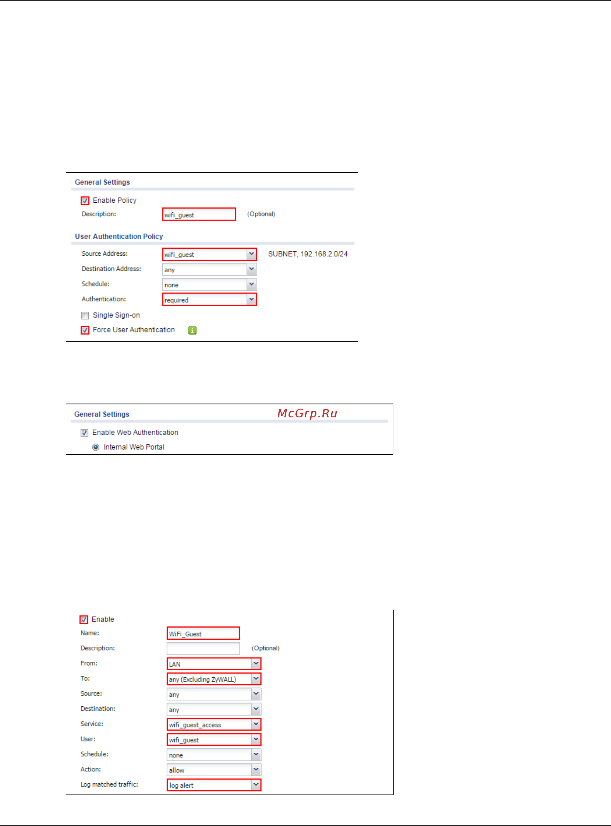 Zyxel USG 40 [40/327] Set up the web authentication on the zywall usg