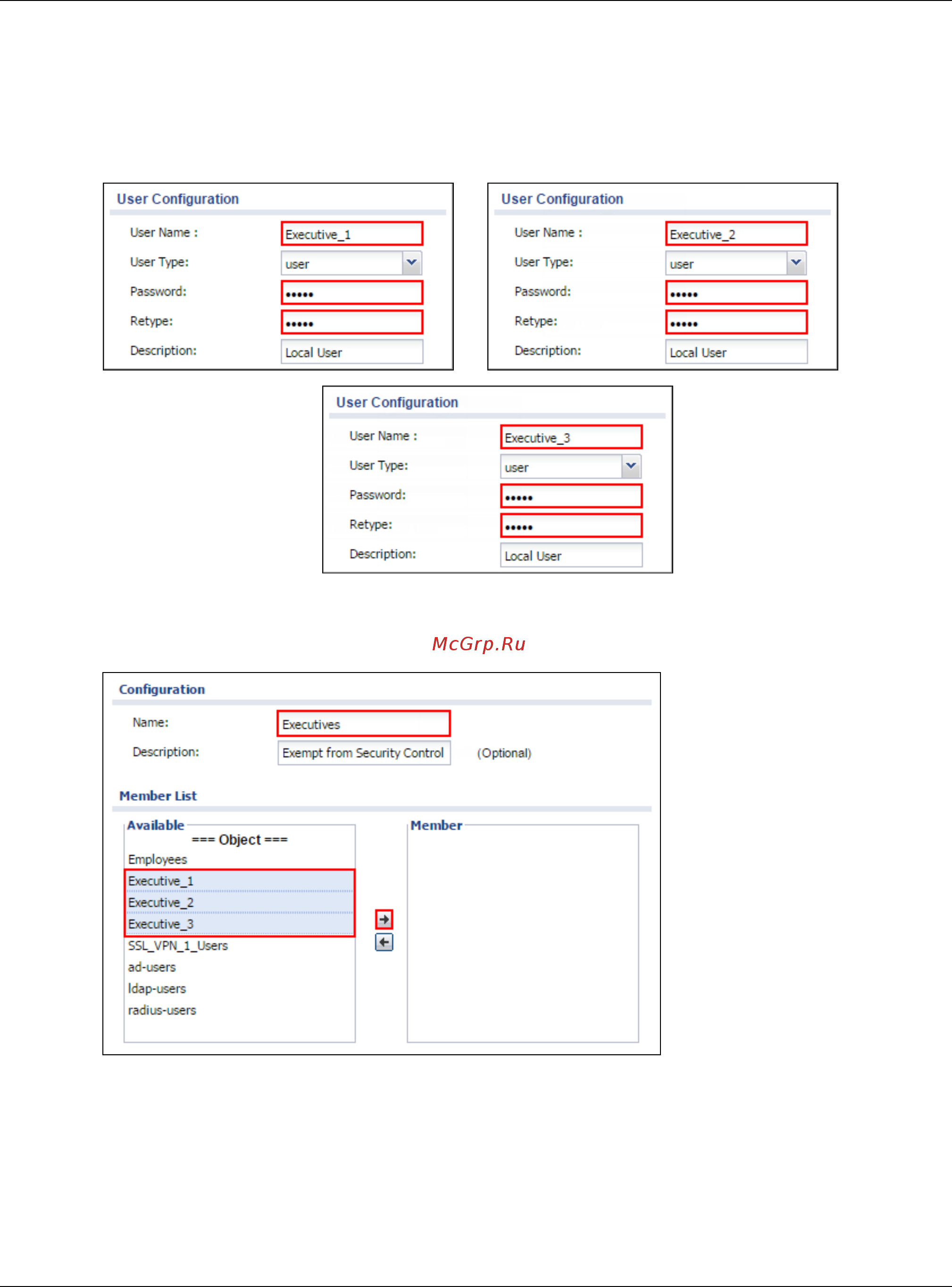 Zyxel ZyWALL 310 [64/327] Set up the security policy on the zywall usg for executives