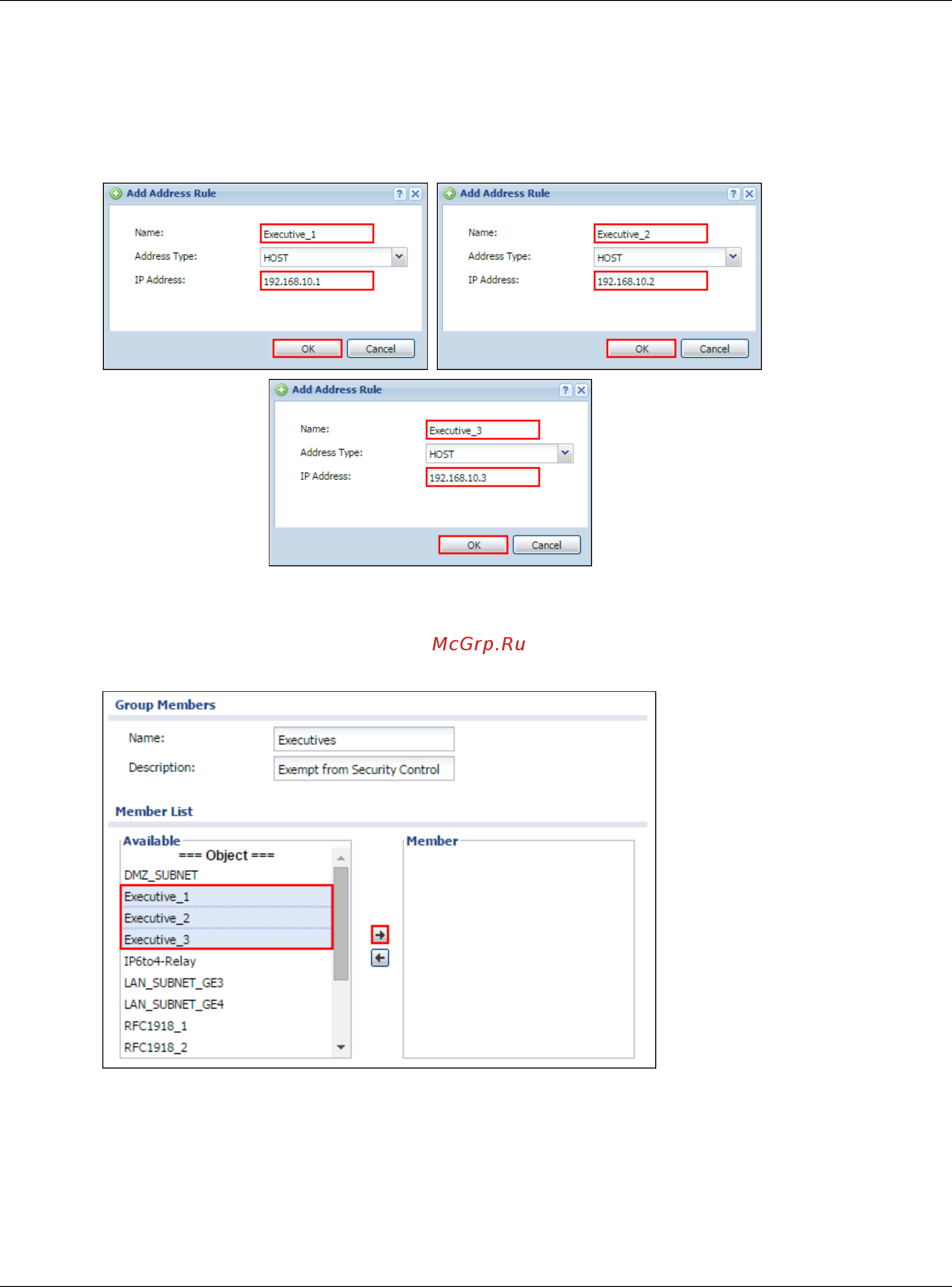 Zyxel USG 60 [80/327] Set up the security policy on the zywall usg for executives