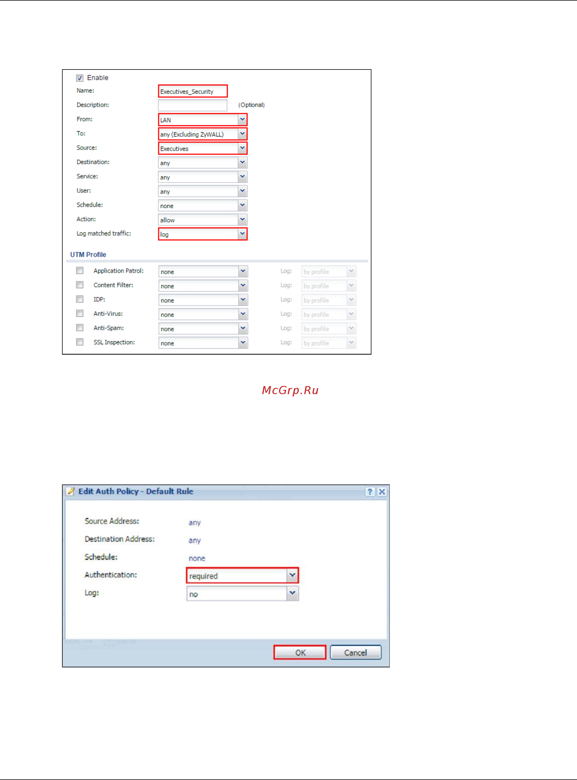 Zyxel ZyWALL 310 [81/327] Set up the web authentication on the zywall usg