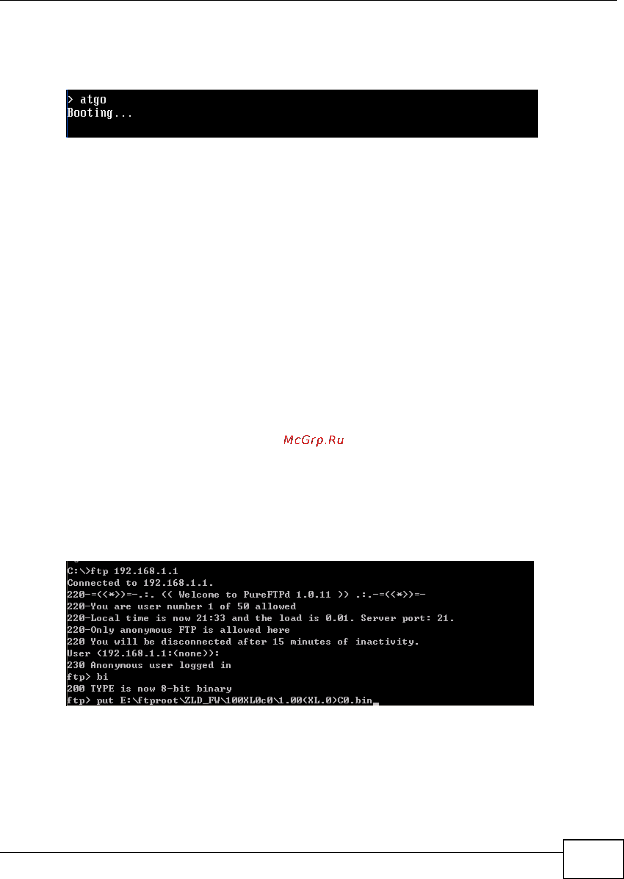 Zyxel USG 1900 [361/438] Restoring the firmware