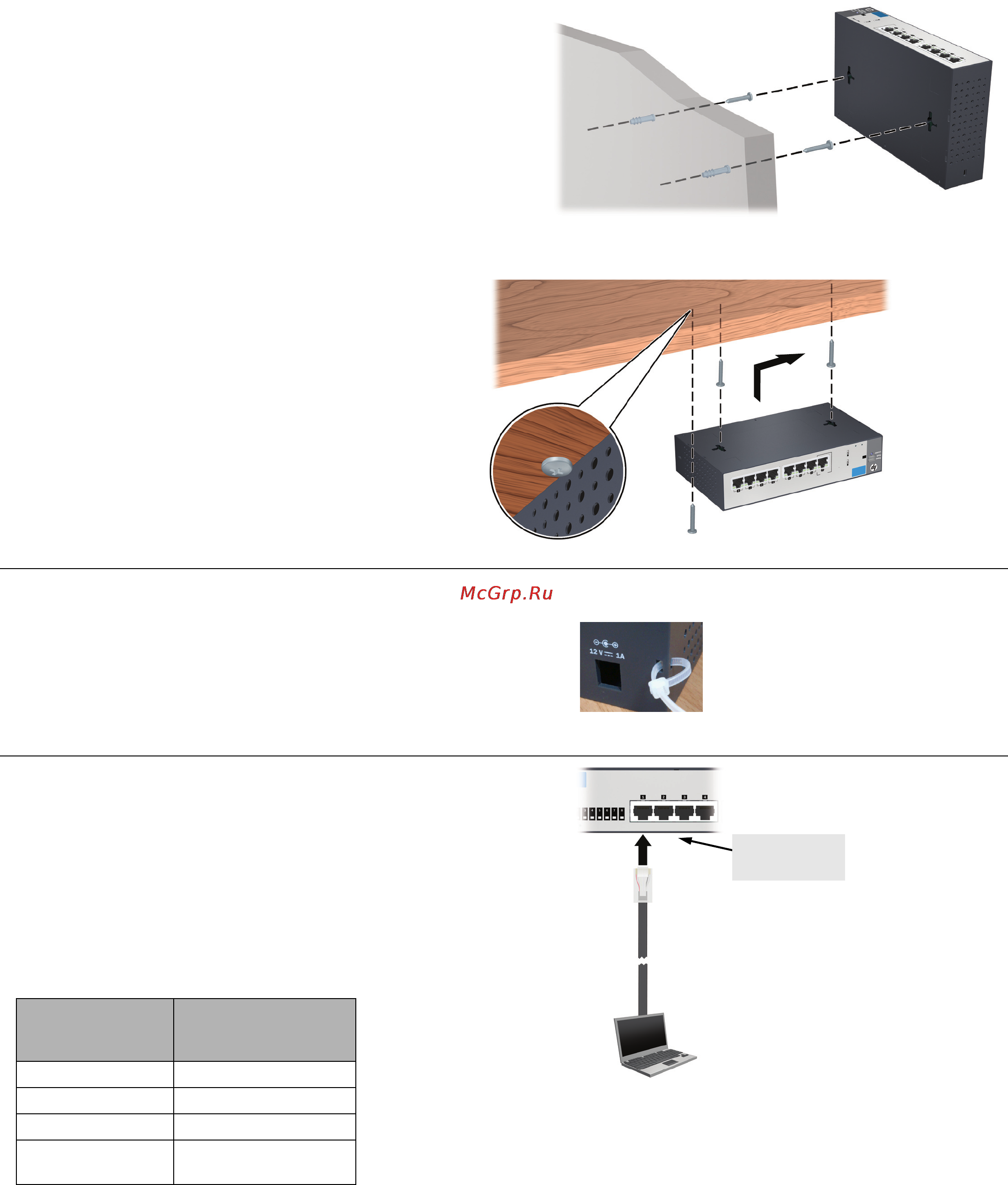 HP 1810-8 v2 switch, j9800a Инструкция по эксплуатации онлайн [2/6] 154292