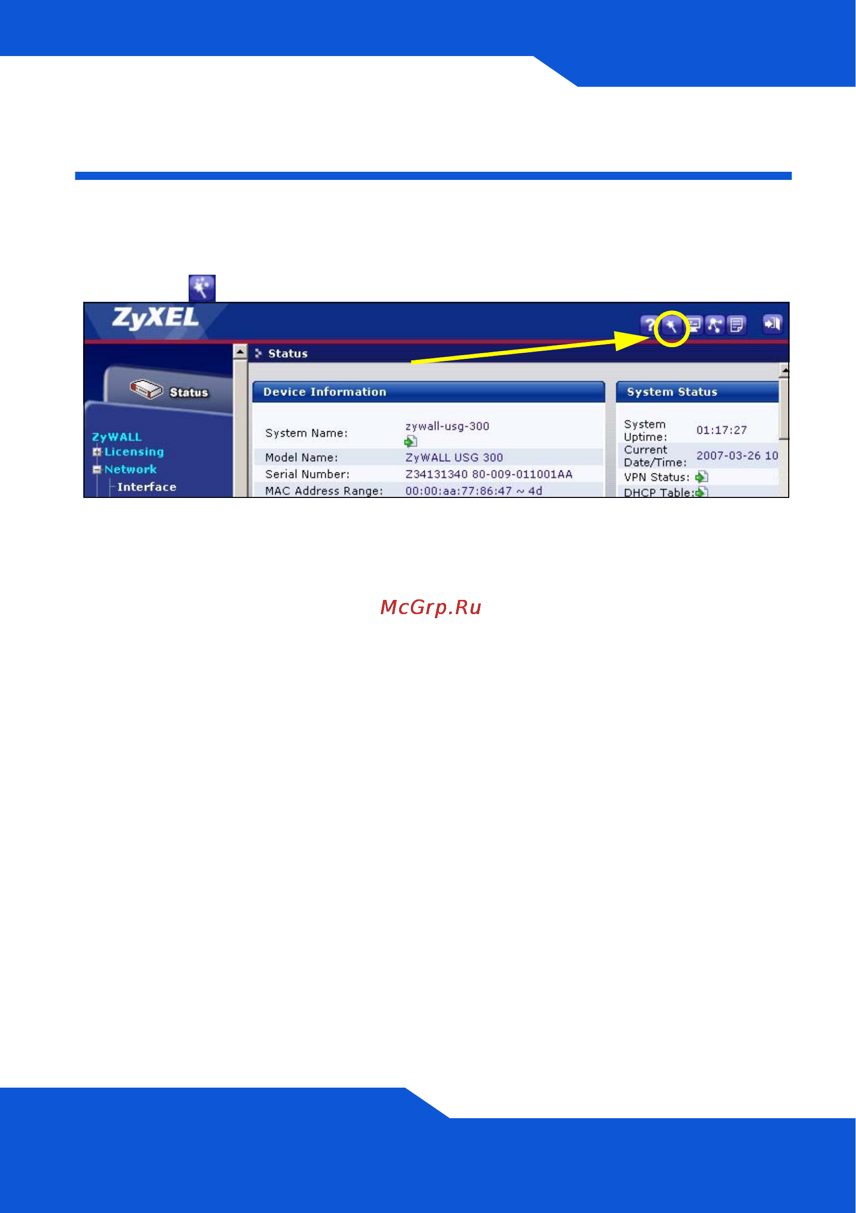 Zyxel ZyWALL USG 300 [39/128] Asistente para la instalación