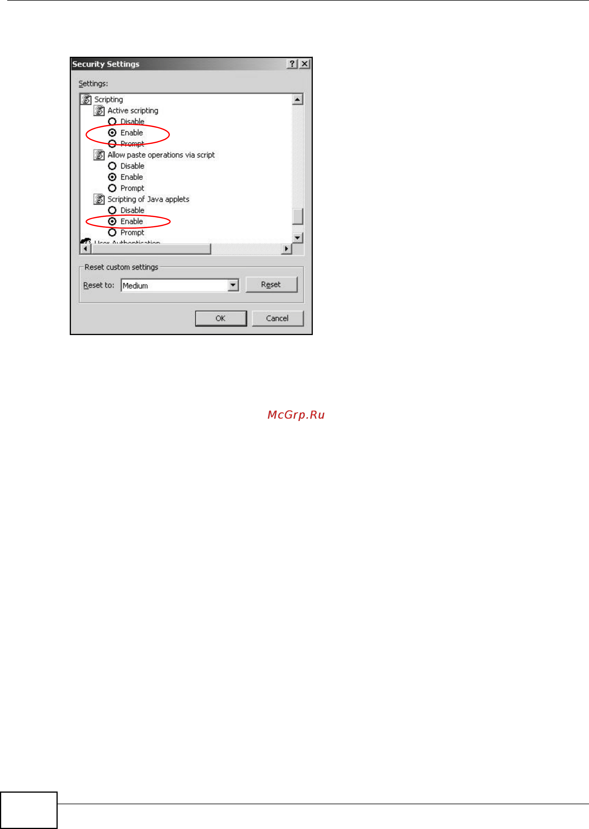 Zyxel LTE6101 [202/219] Java permissions