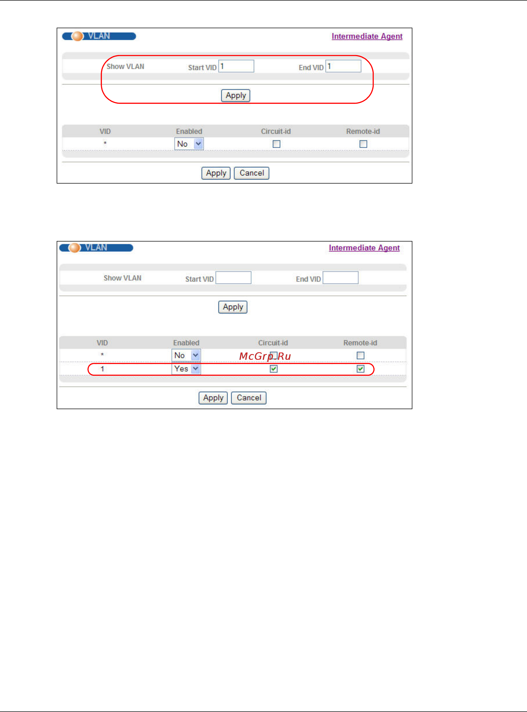 Zyxel MGS3520-28F [57/338] Configuring switch b