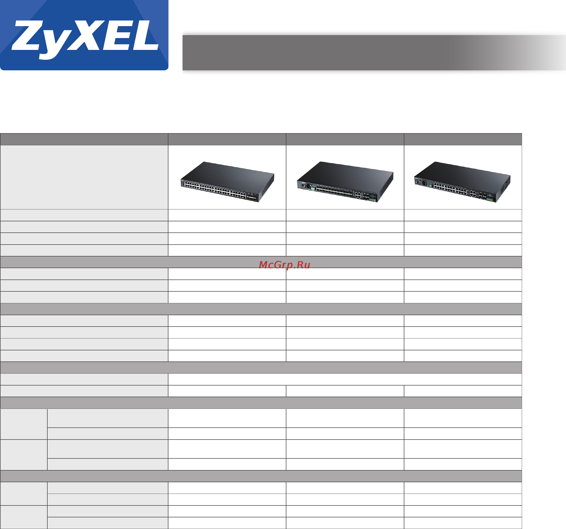 Zyxel MGS3520-28 [4/6] Specifications