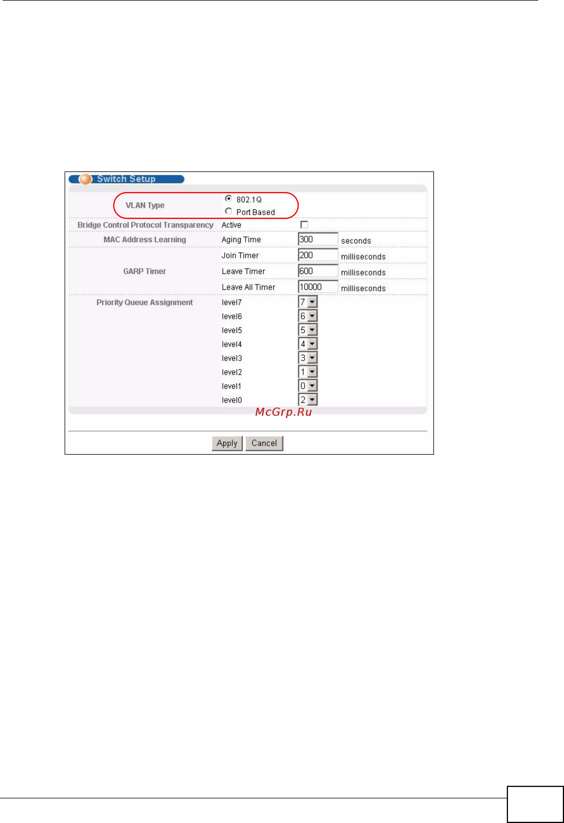 Zyxel XGS-4728F [81/491] Creating a guest vlan