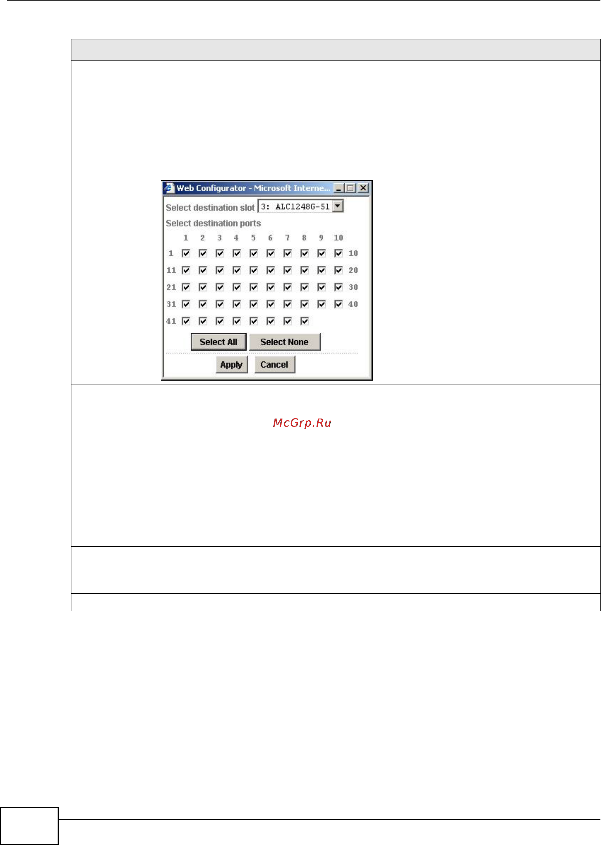Zyxel IES-5106 [110/1156] X pnac slot screen