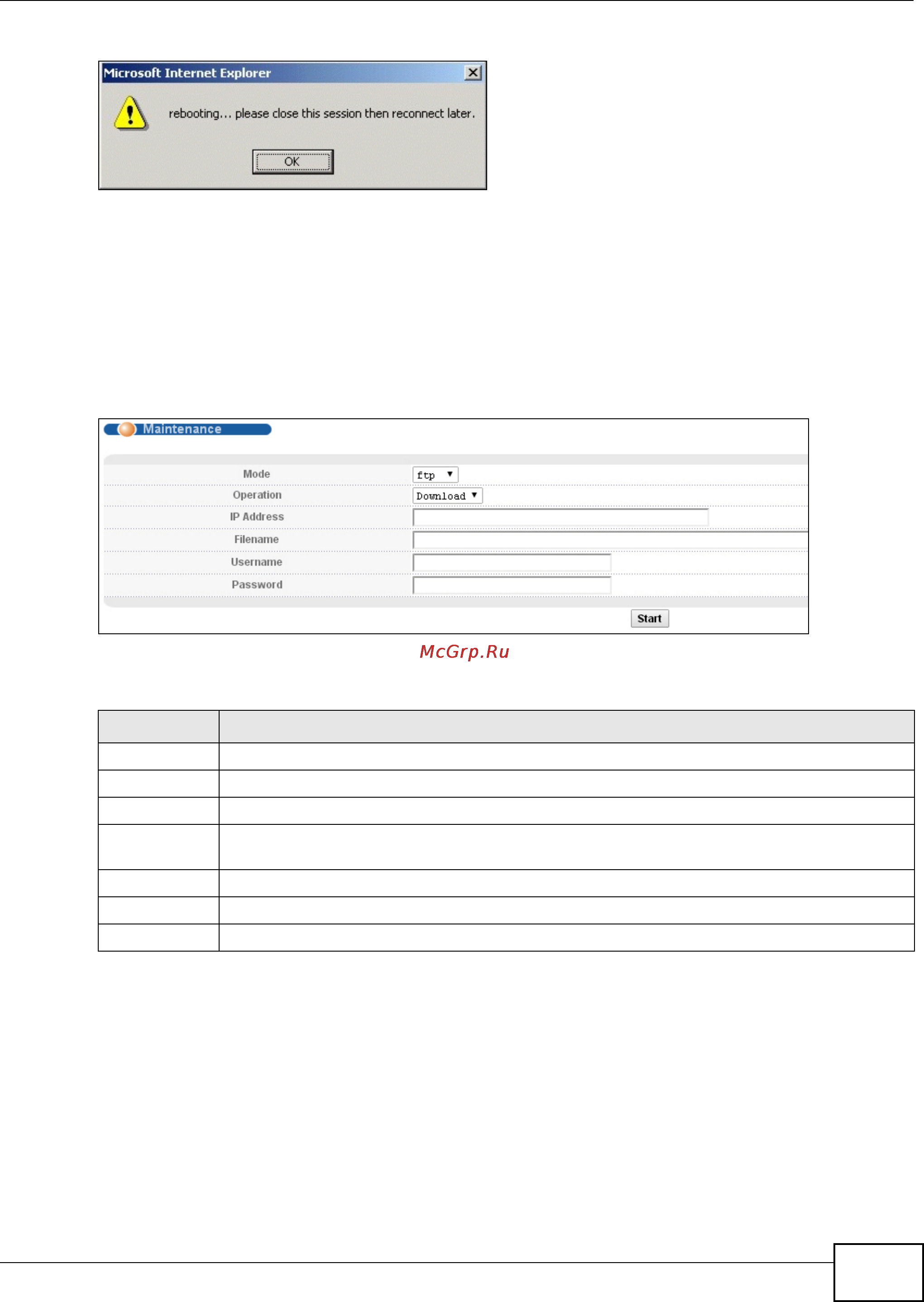 Zyxel IES-5106 [185/1156] Config server screen