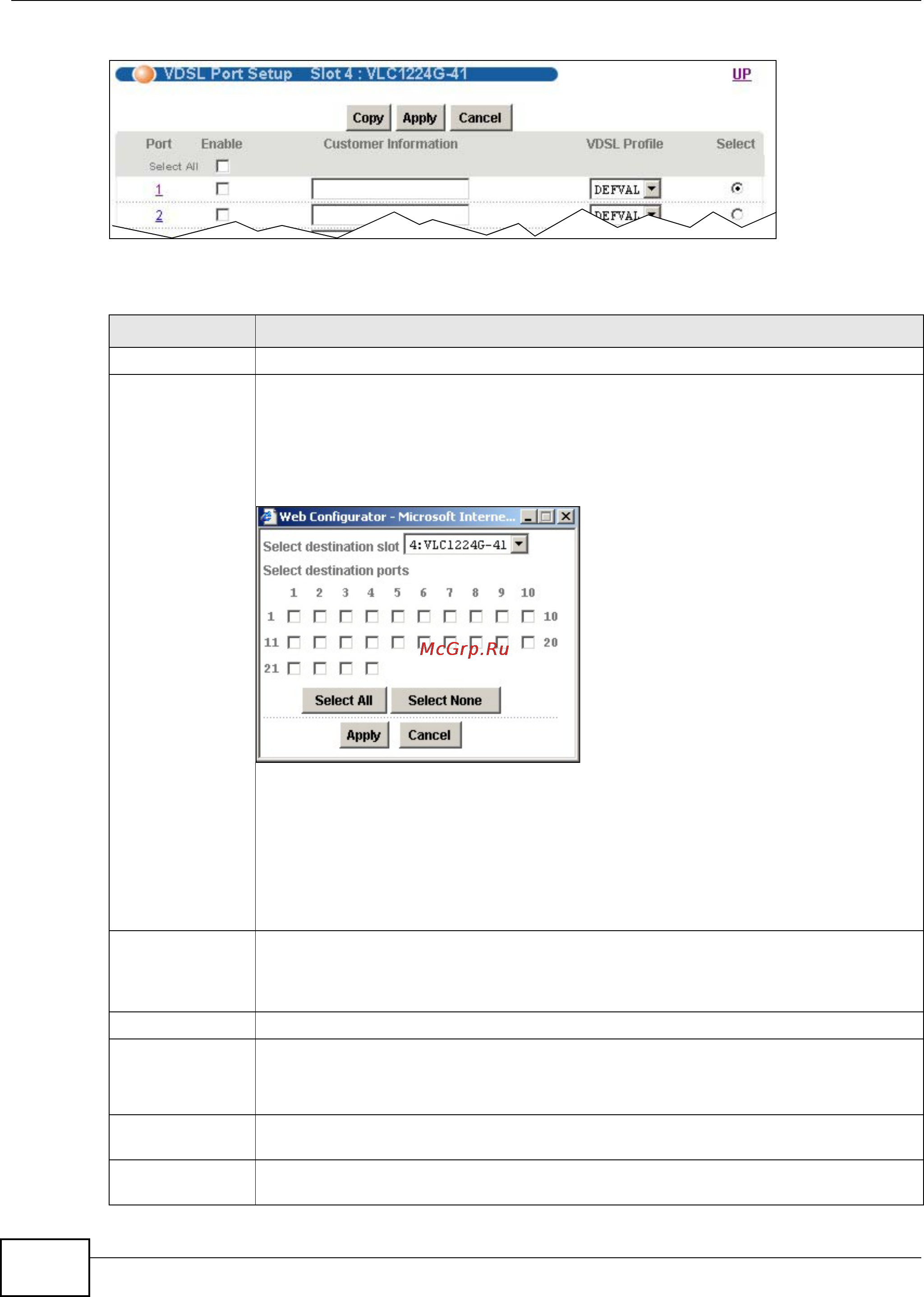 Zyxel IES-5112 [228/1156] Chapter 10 subscriber port setup screens