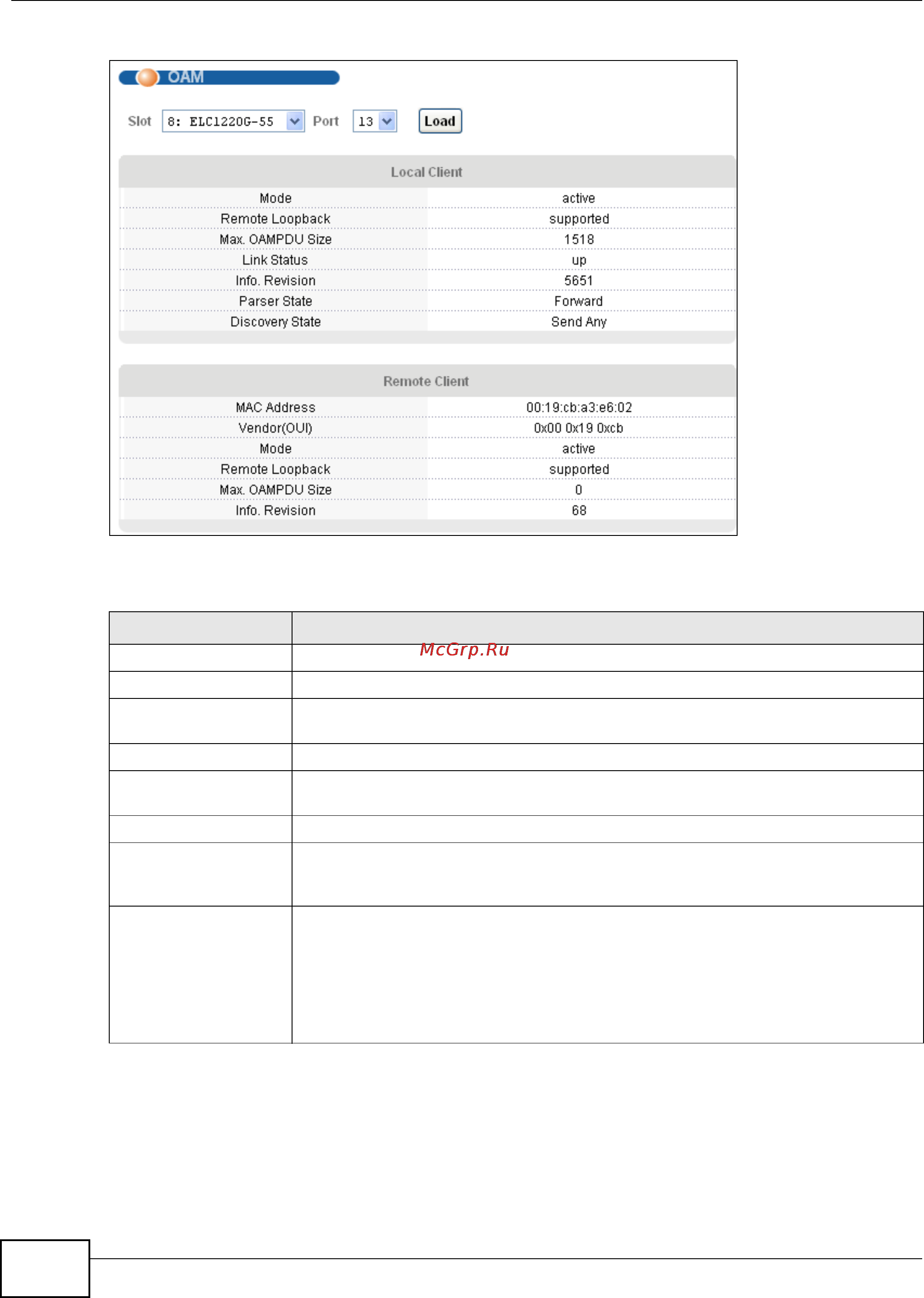 Zyxel IES-6000 [492/1156] Chapter 13 statistics screens