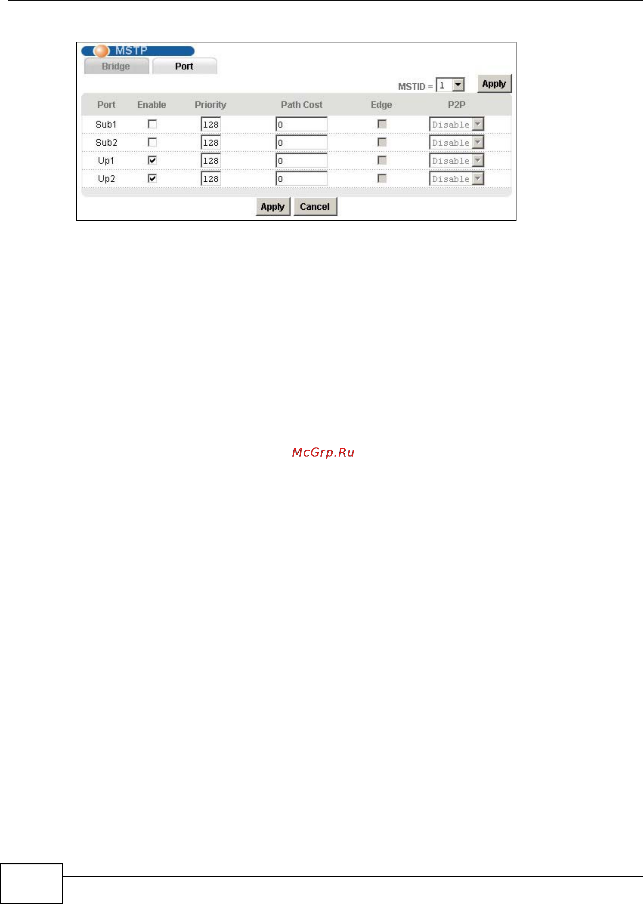 Zyxel IES-5112 [534/1156] Switch port