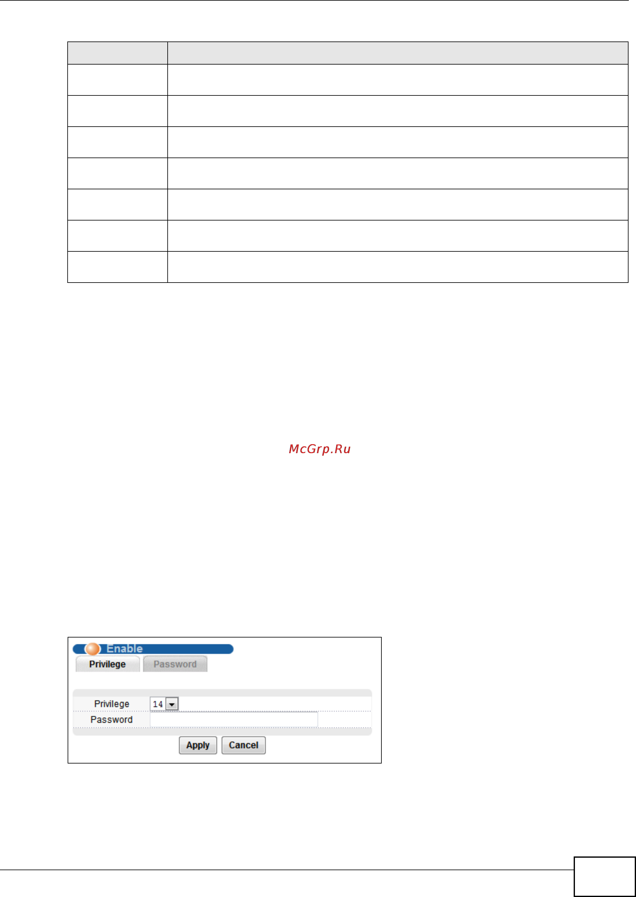 Zyxel IES-5112 [75/1156] Enable privilege screen