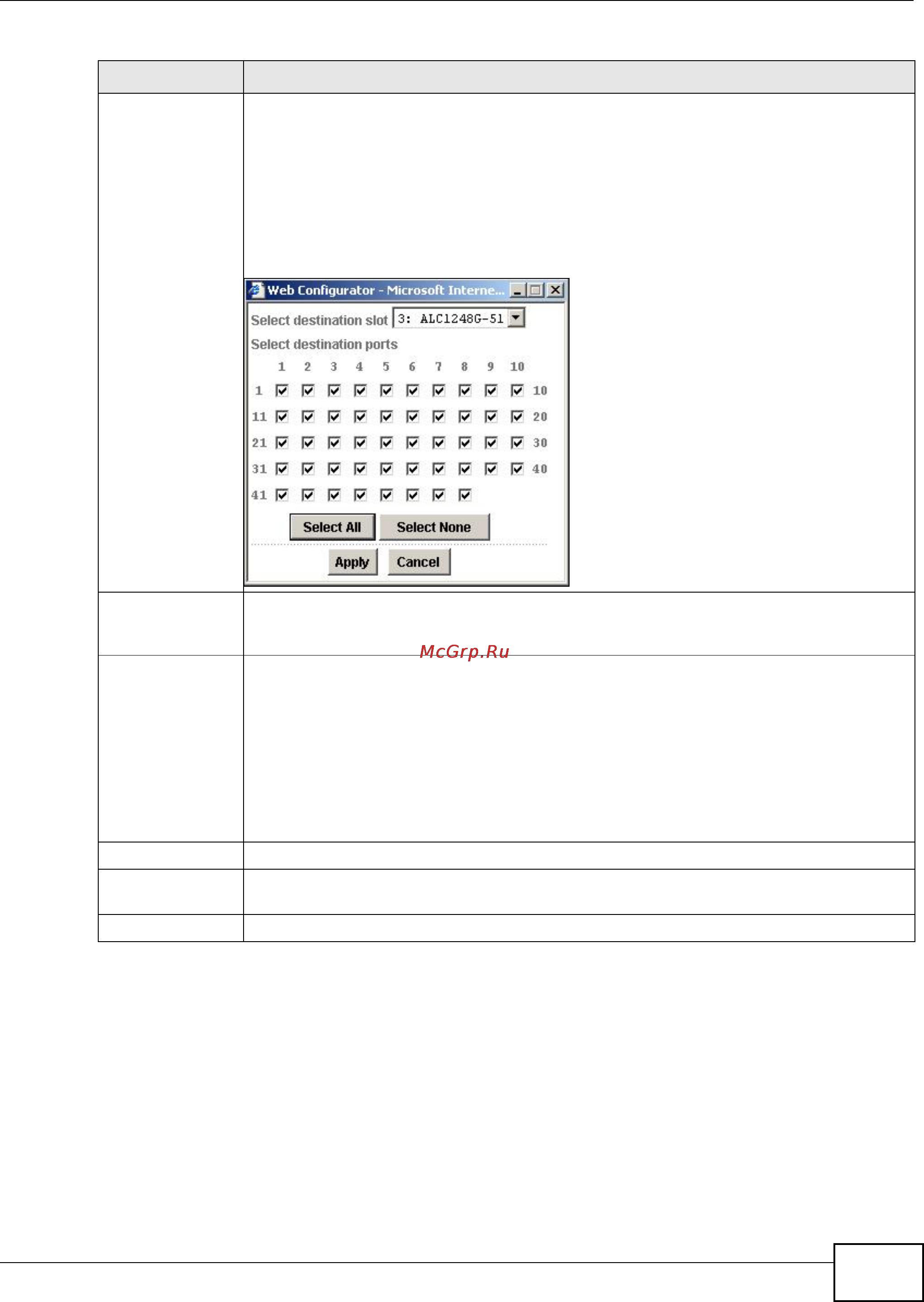Zyxel IES-6000 [87/1156] Dhcp snooping slot screen