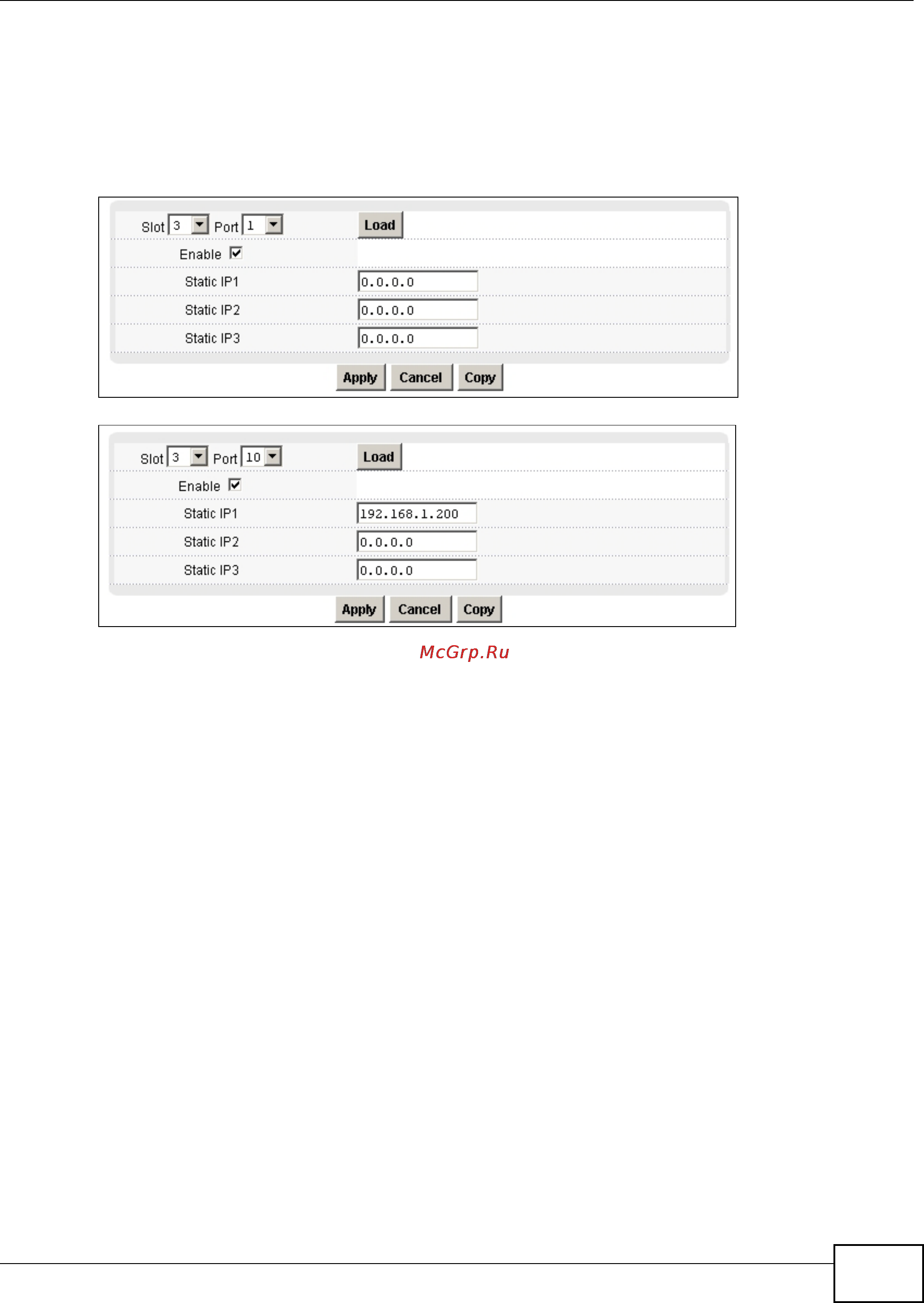 Zyxel IES-5106 [89/1156] Example dhcp snooping