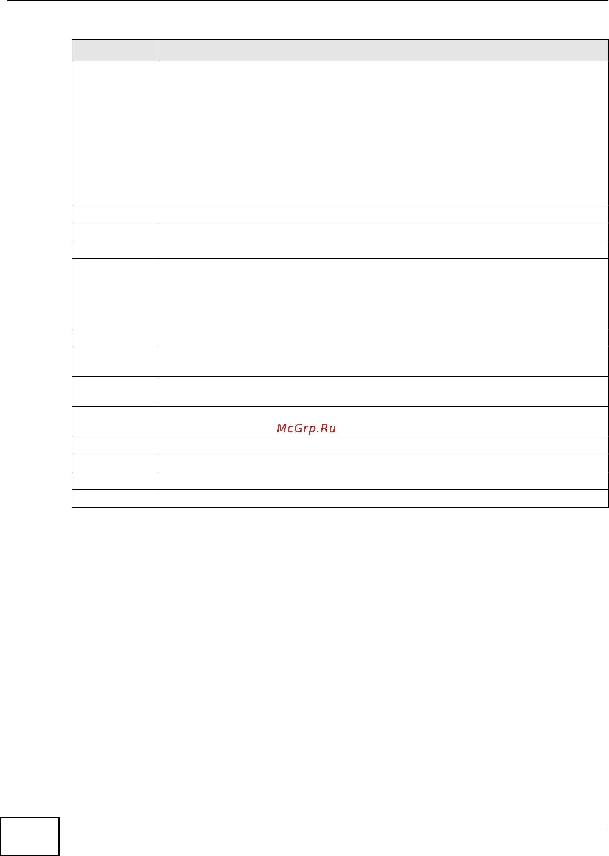 Zyxel VMG1312-B10B [142/394] The static dhcp screen