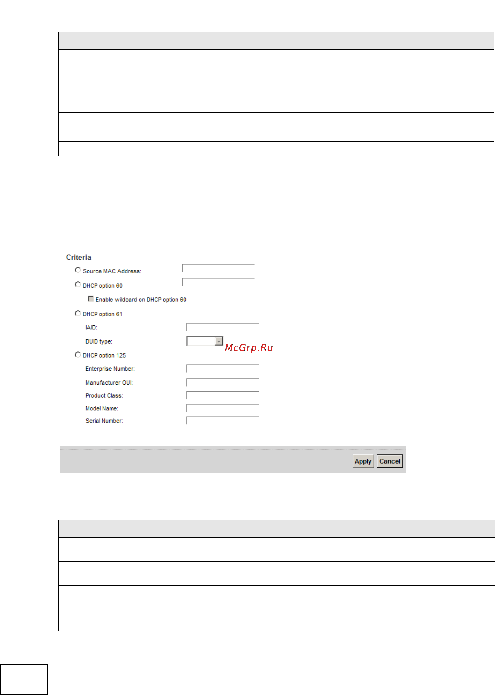 Zyxel VMG1312-B10B [208/394] Interface grouping criteria