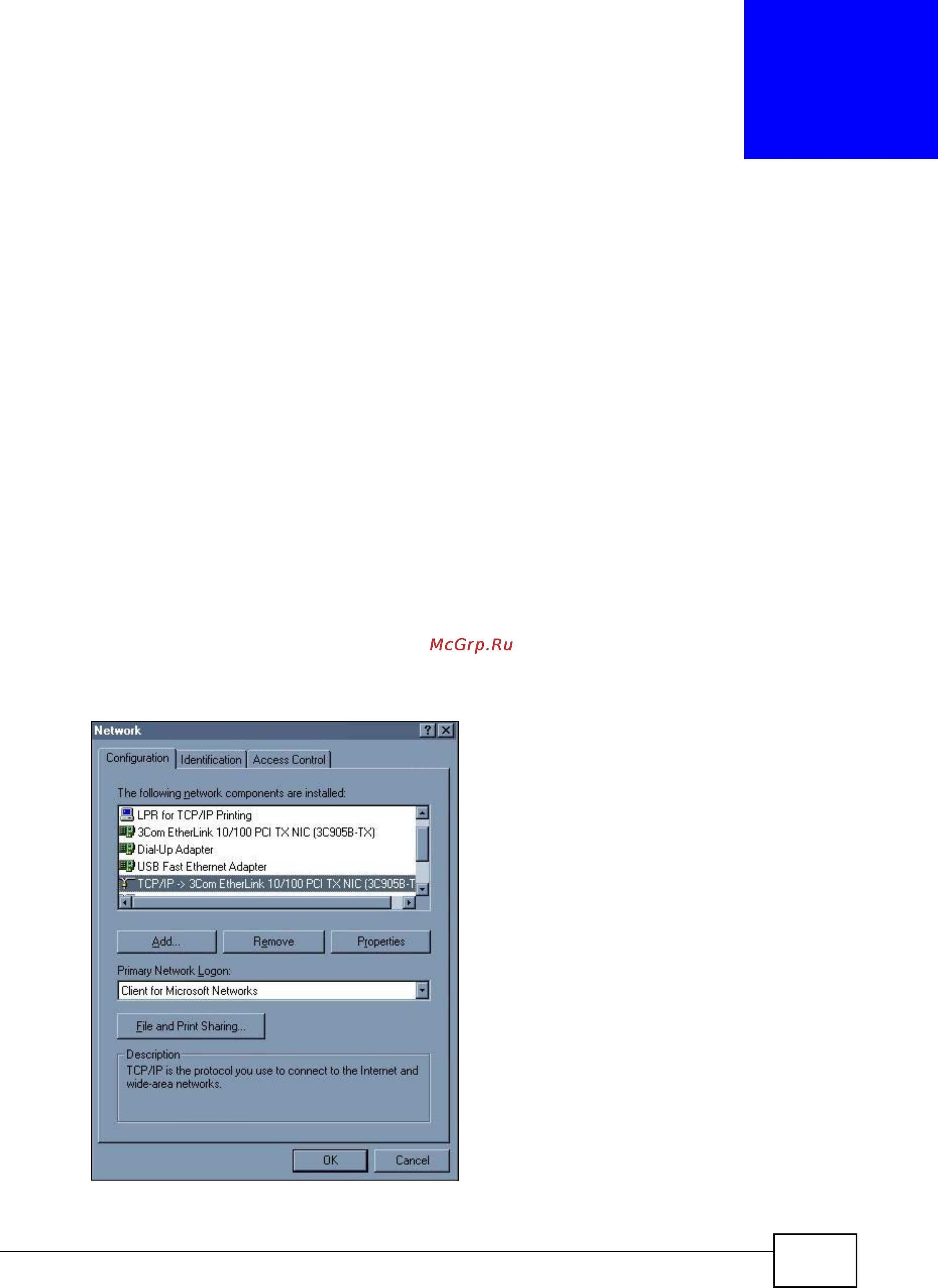 Zyxel VMG1312-B10B [317/394] Setting up your computer s ip address