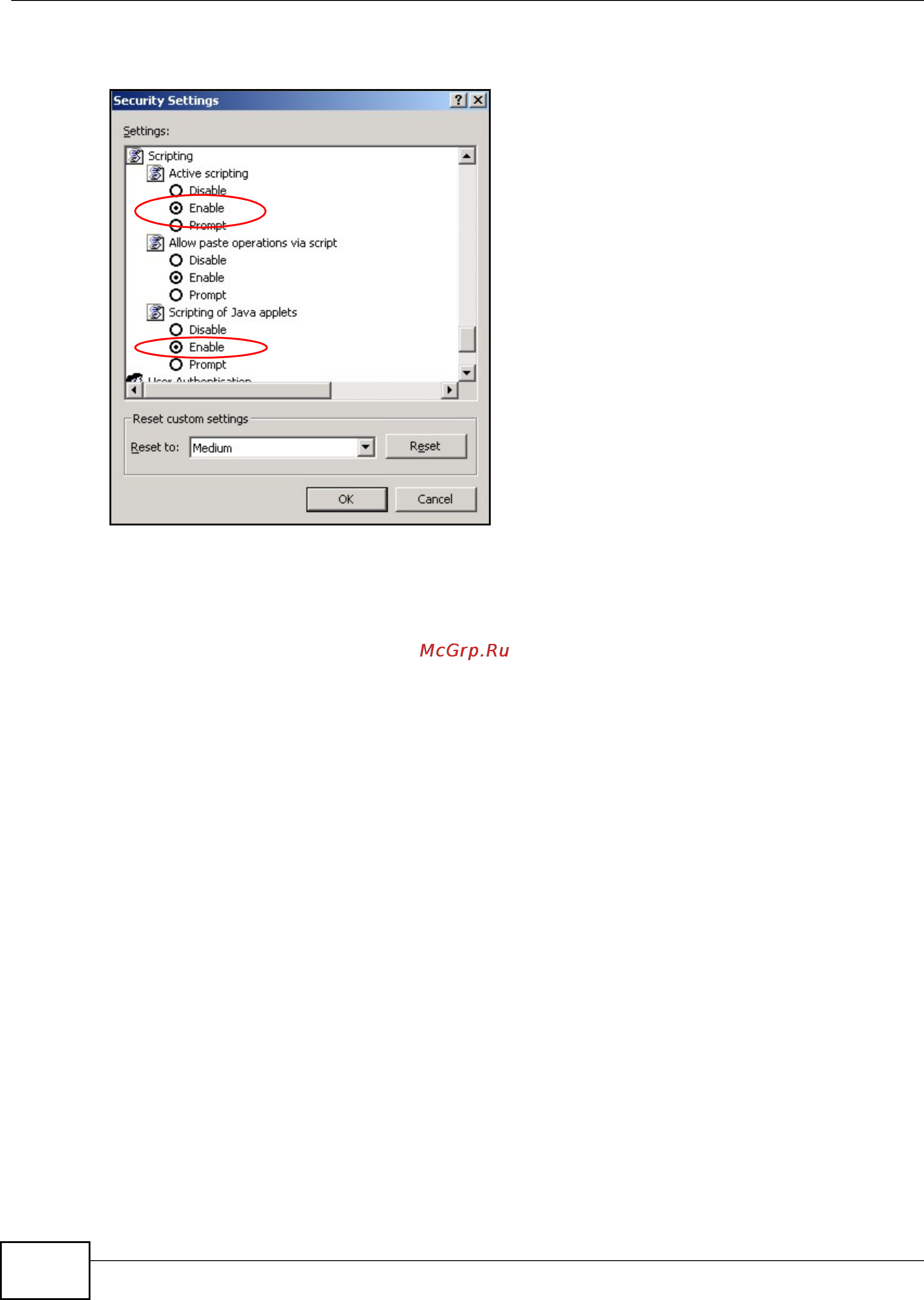 Zyxel VMG1312-B10B [352/394] Java permissions