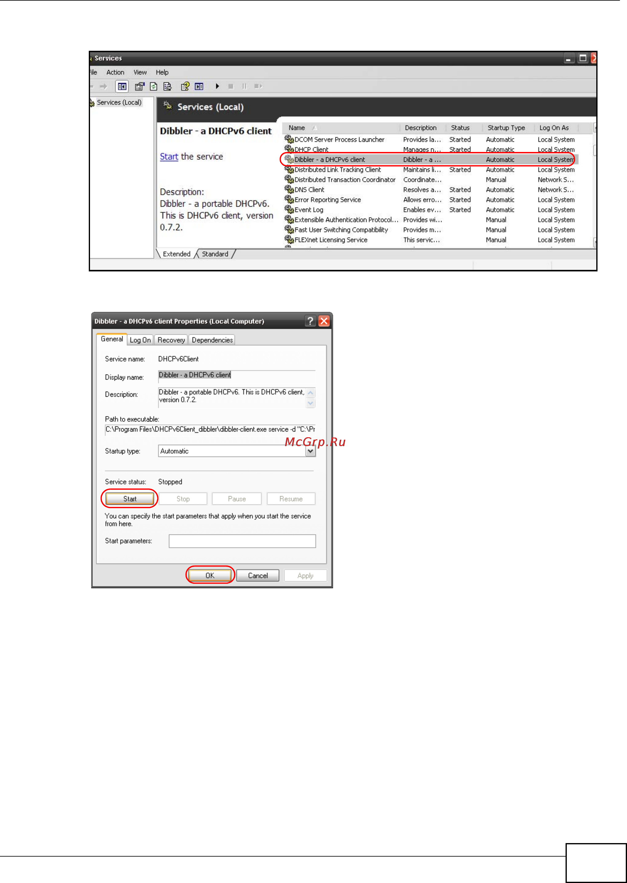 Zyxel VMG1312-B10B [377/394] Example enabling ipv6 on windows 7
