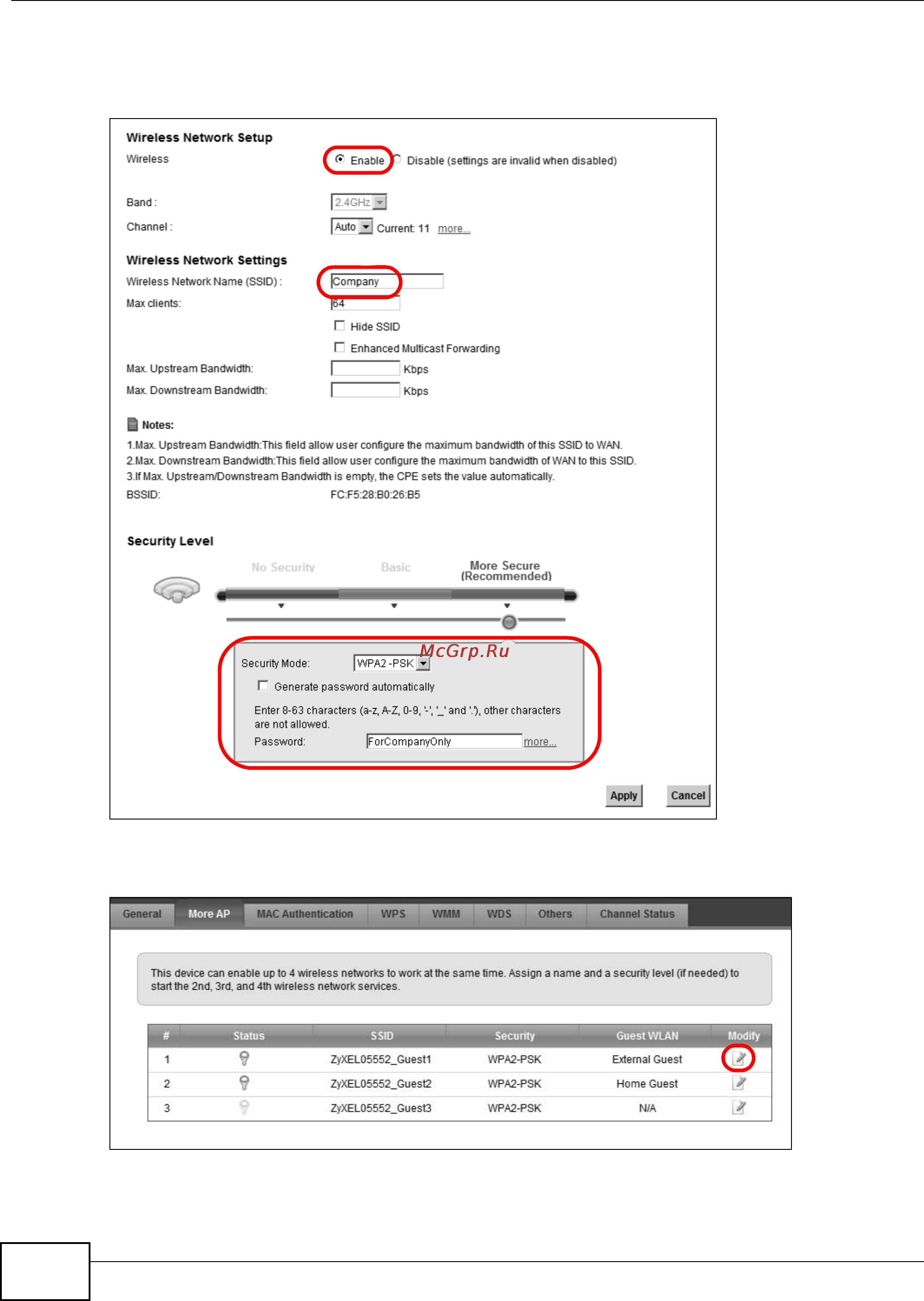 Zyxel VMG1312-B10B Инструкция по эксплуатации онлайн [44/394] 154553
