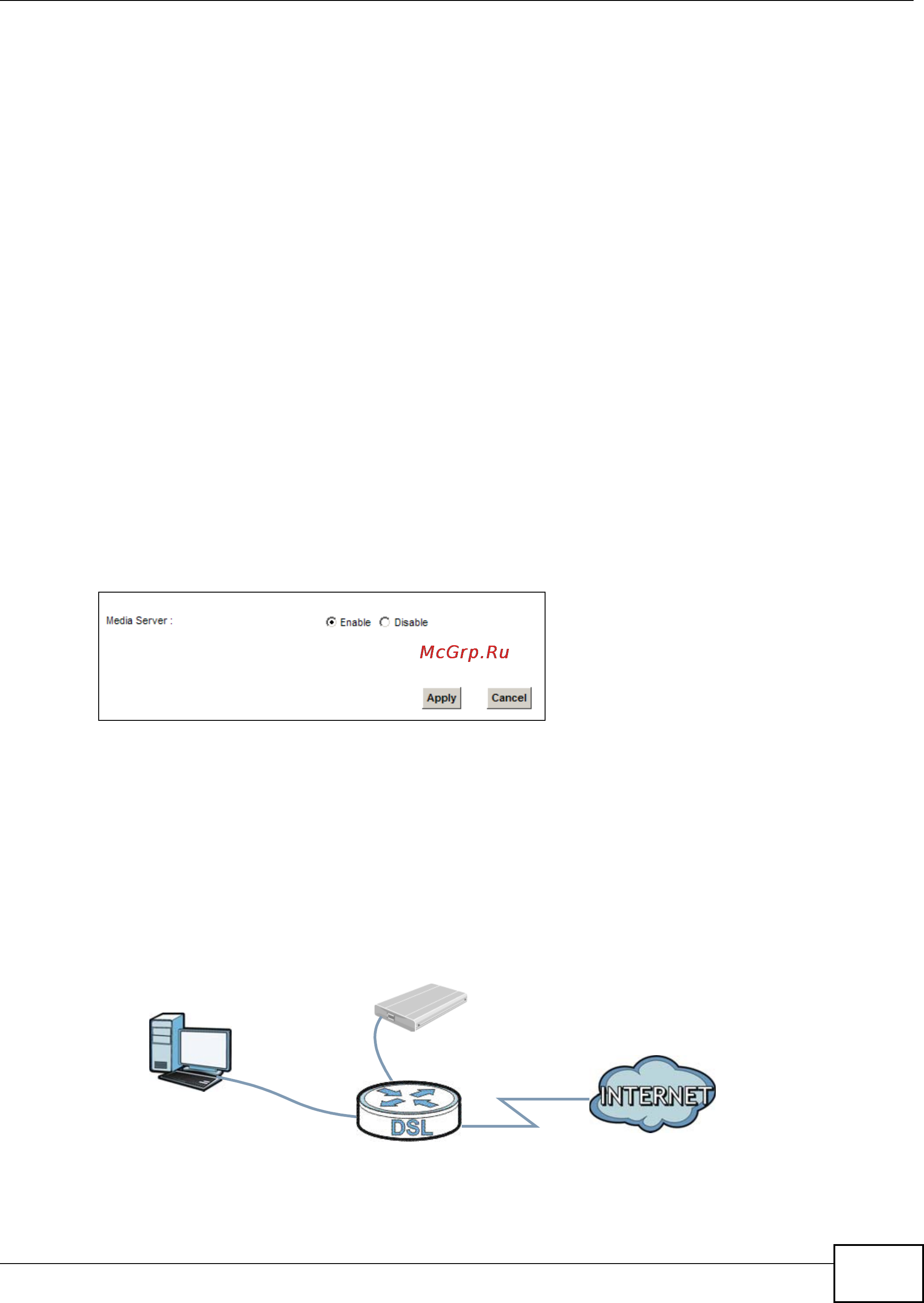 Zyxel VMG1312-B10B [57/394] Using the media server feature