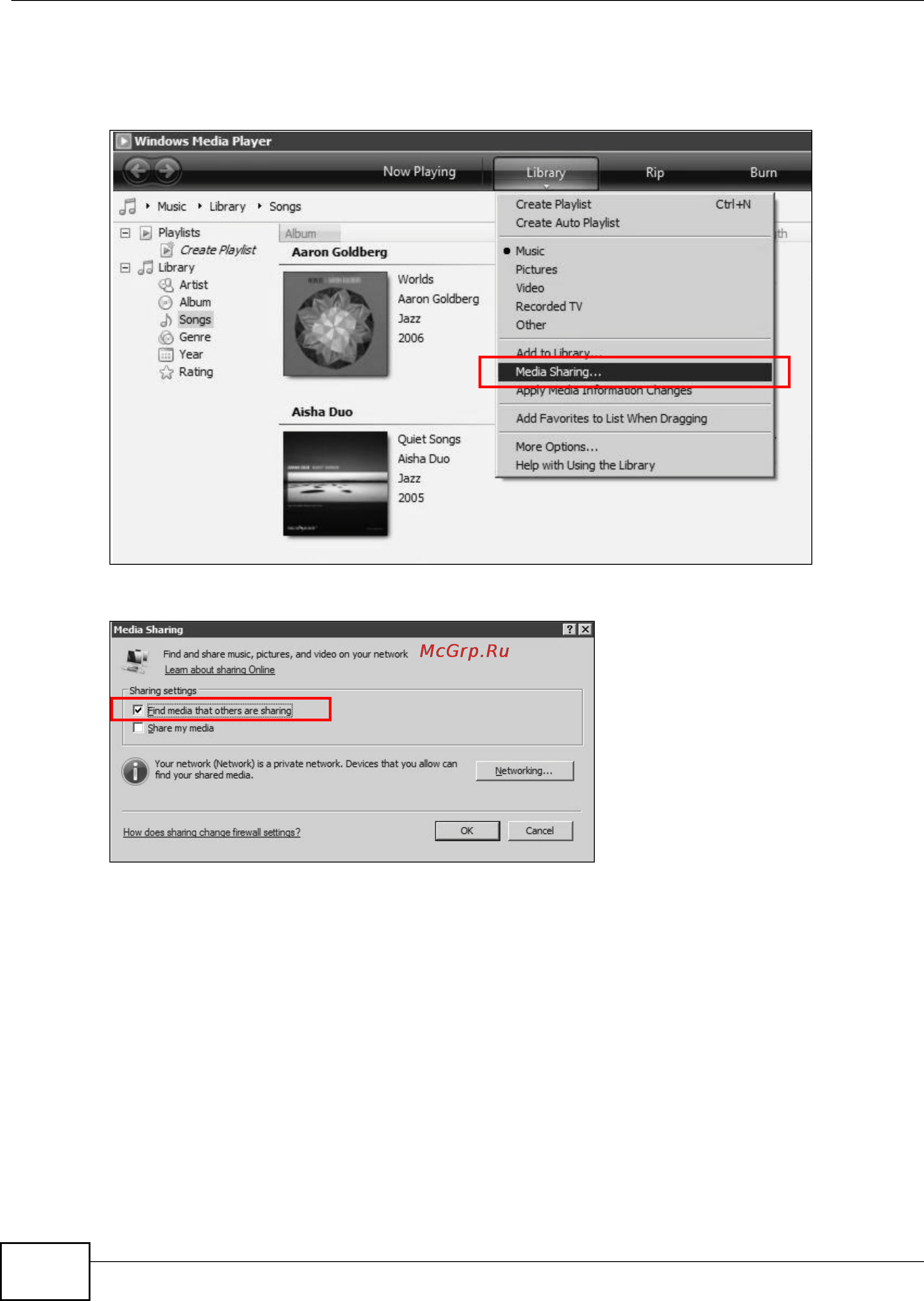 Zyxel VMG1312-B10B [58/394] Windows vista