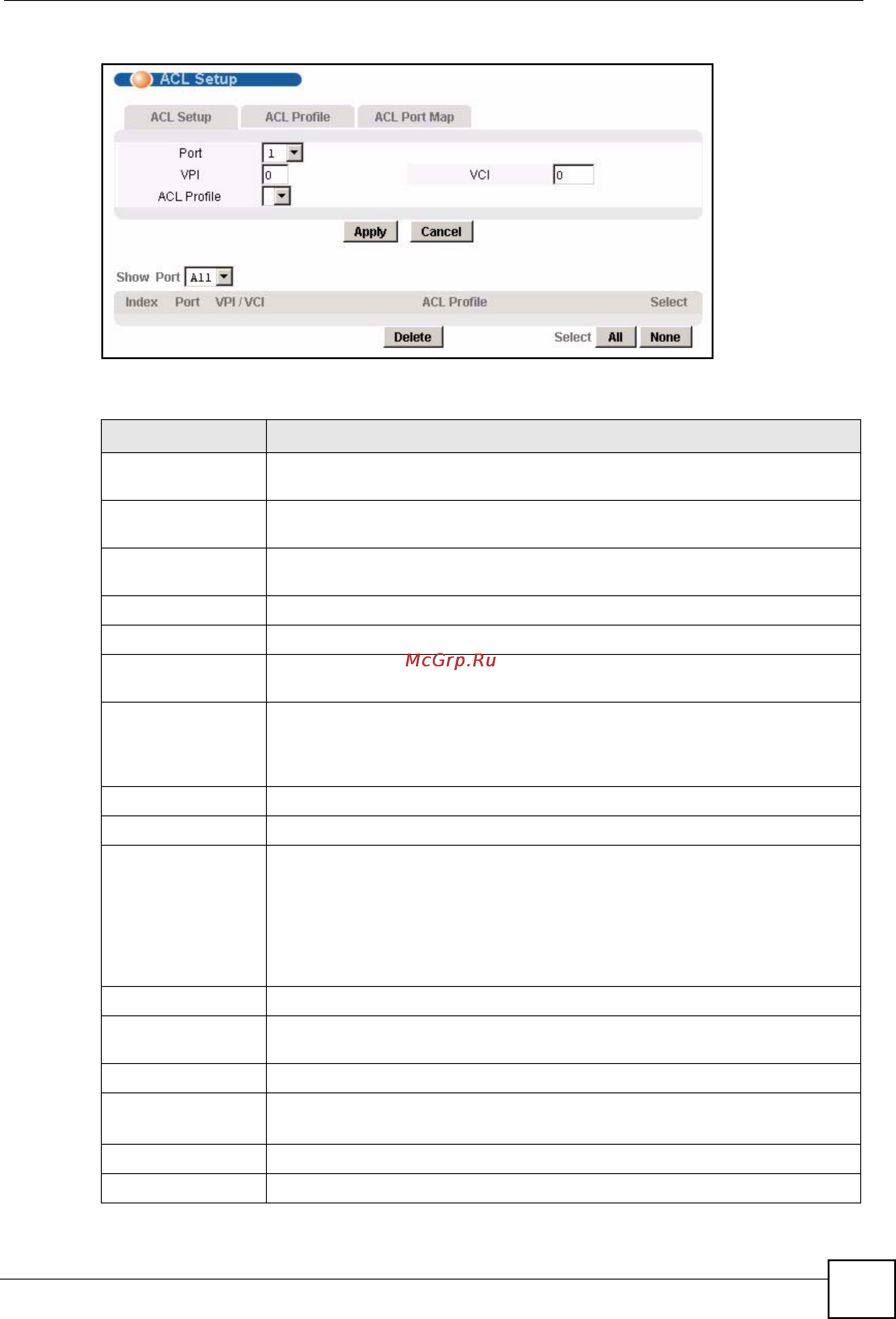 Zyxel IES-1248 EE [243/544] Note at the time of writing you cannot edit the vpi and vci if you want to change them add a new pvc with the desired settings then you can delete any unwanted pvcs