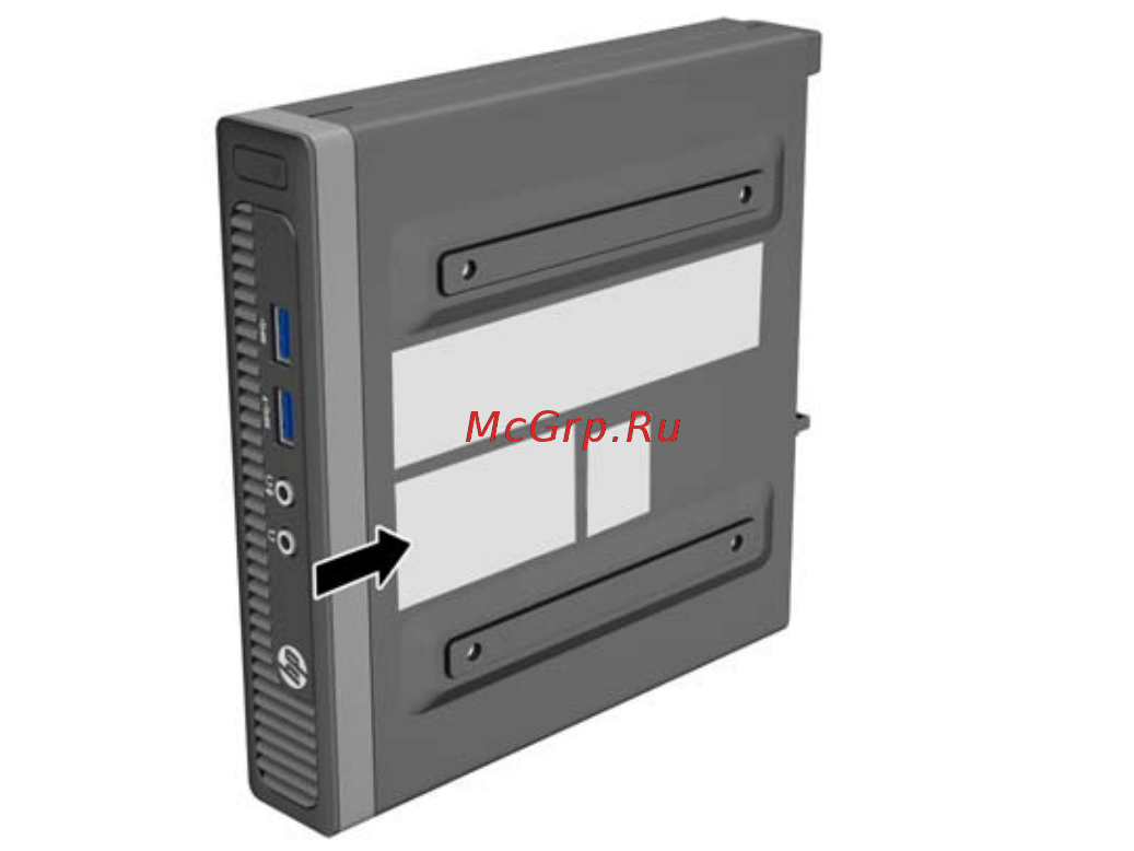 HP prodesk 400 mini pc, n9e88es [14/38] Расположение серийного номера