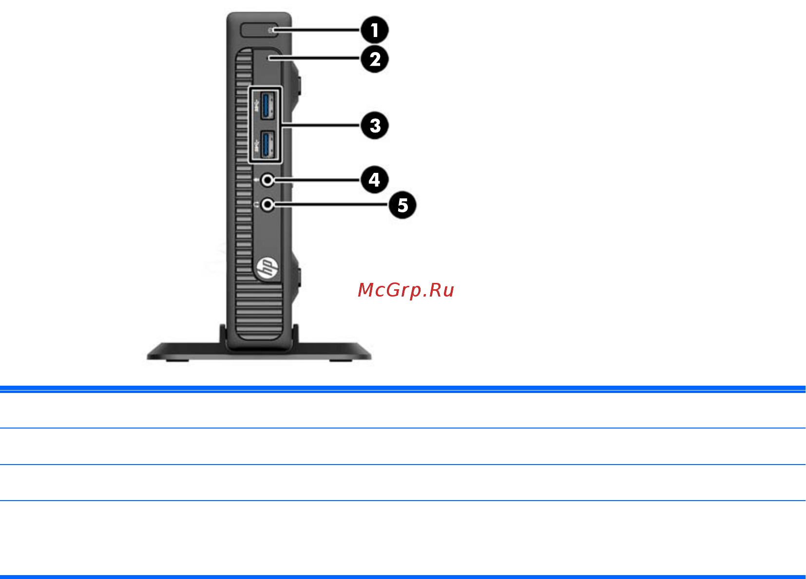 HP prodesk 400 mini pc, n9e88es [9/38] Компоненты передней панели prodesk 400 3