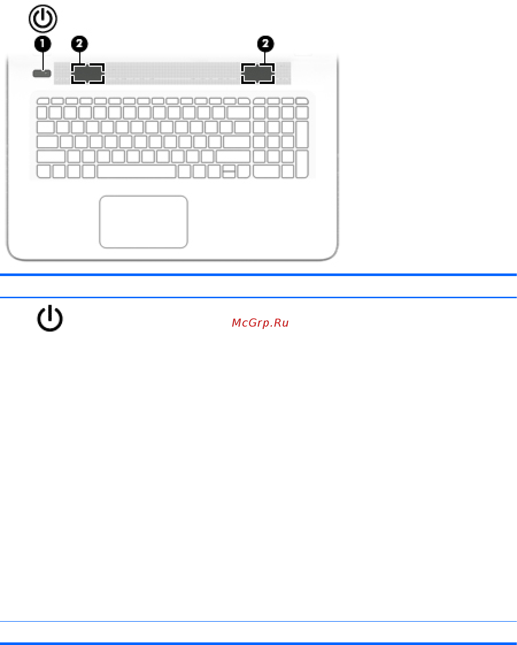 HP pavilion 17-g102ur, p0g94ea [22/75] Кнопки и динамики